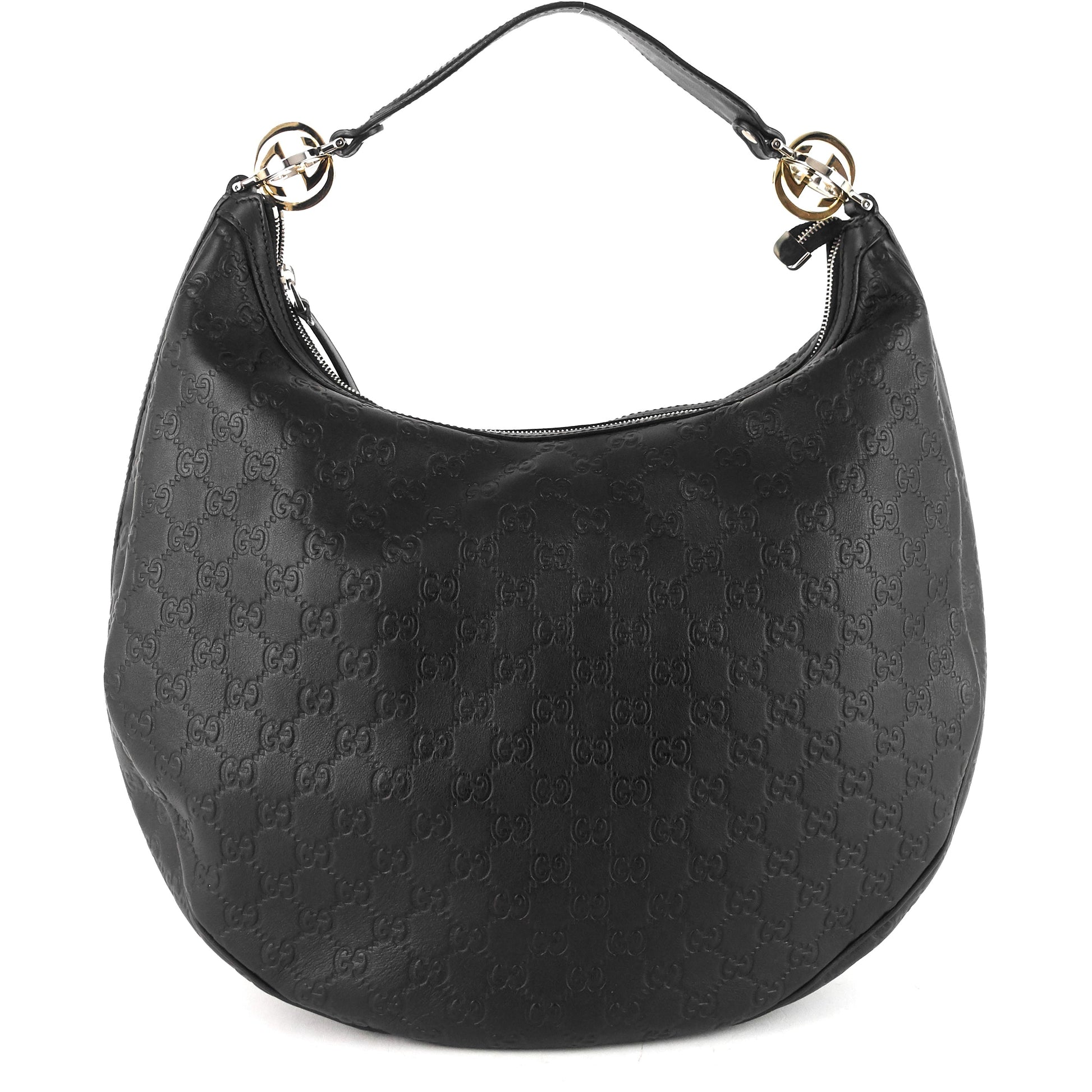 Gucci Twins ssima Hobo Bag Leather Travel Bag
