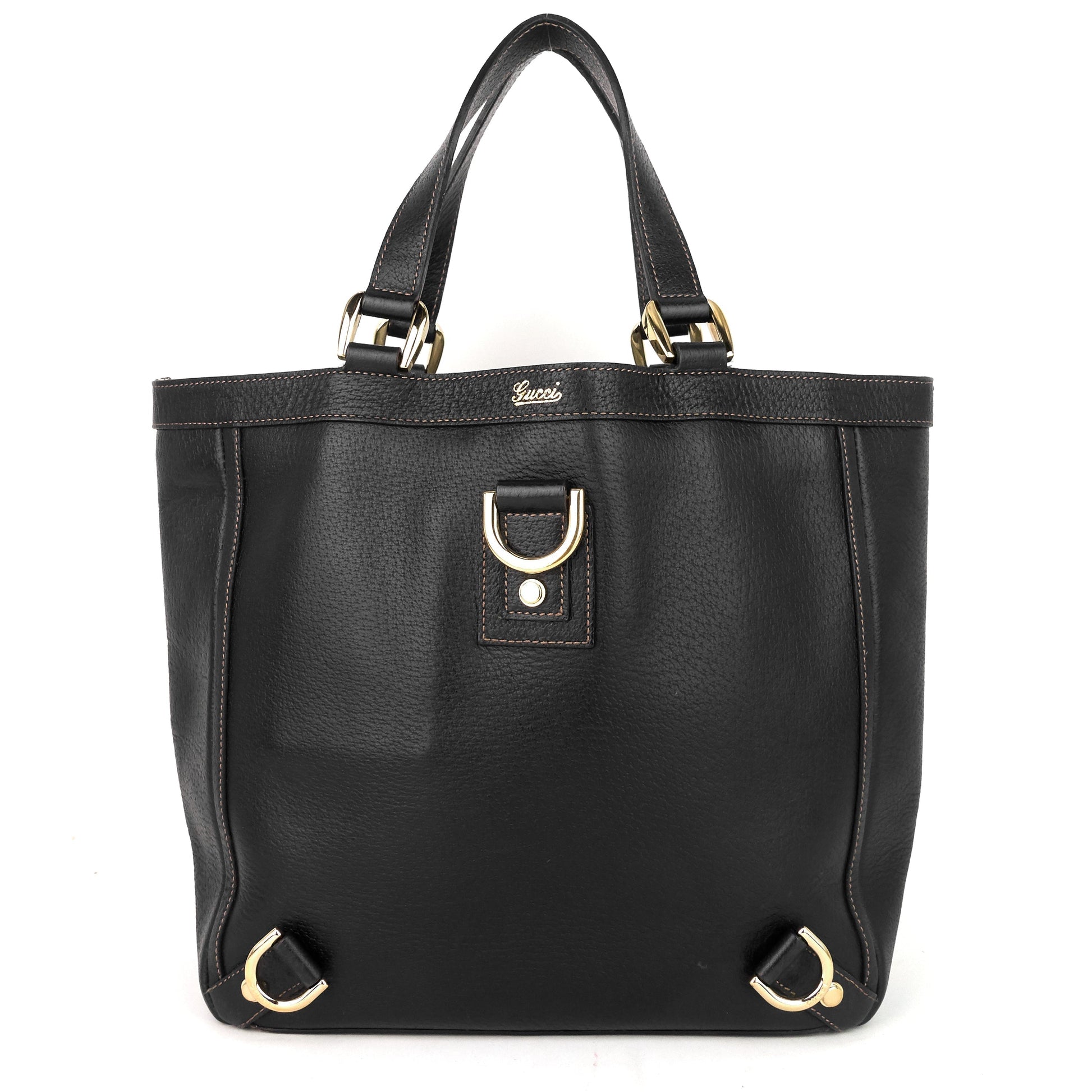Gucci Abbey Ring Tote Bag Leather Jewelry