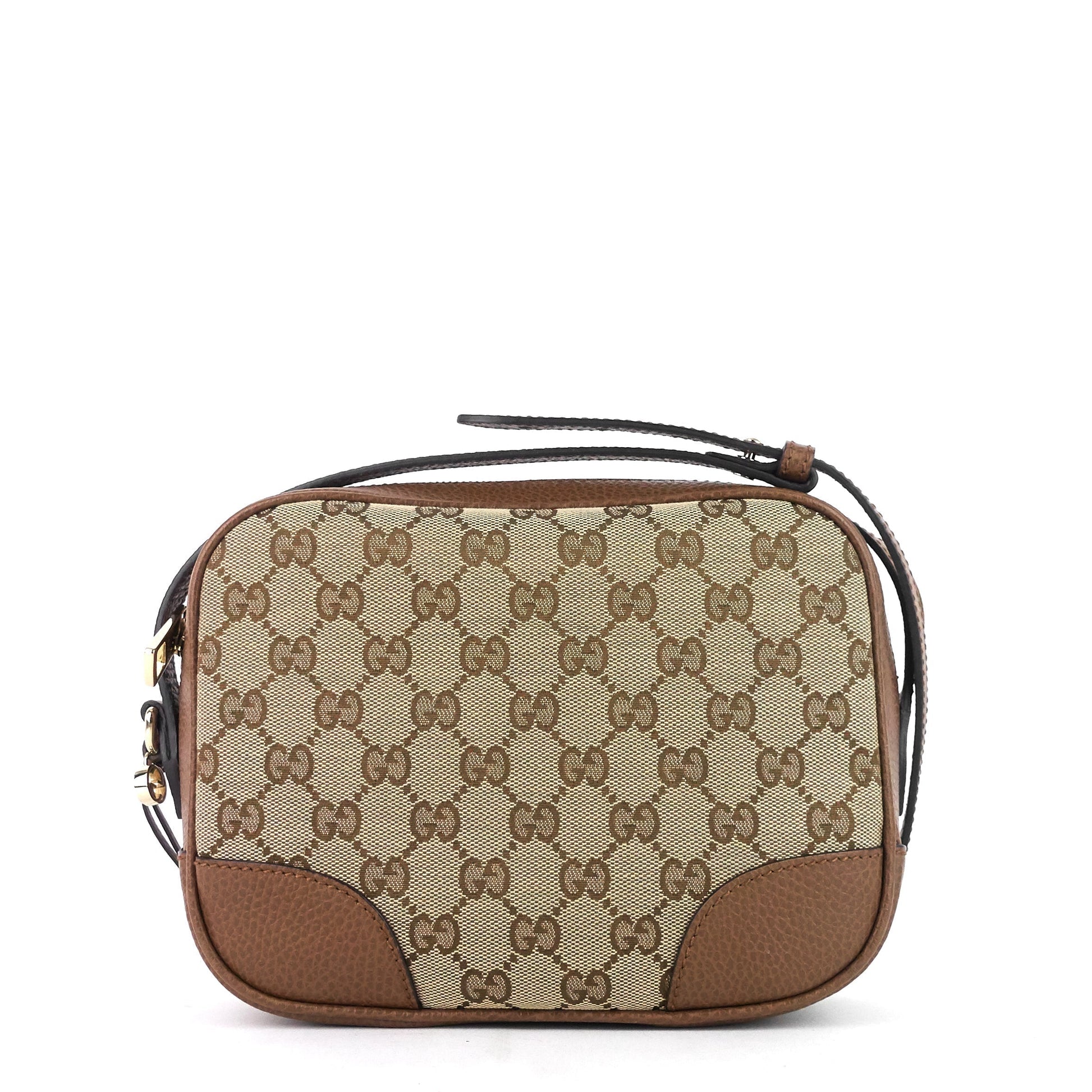Gucci Bree Messenger Bag Canvas Monogram Crossbody Bag