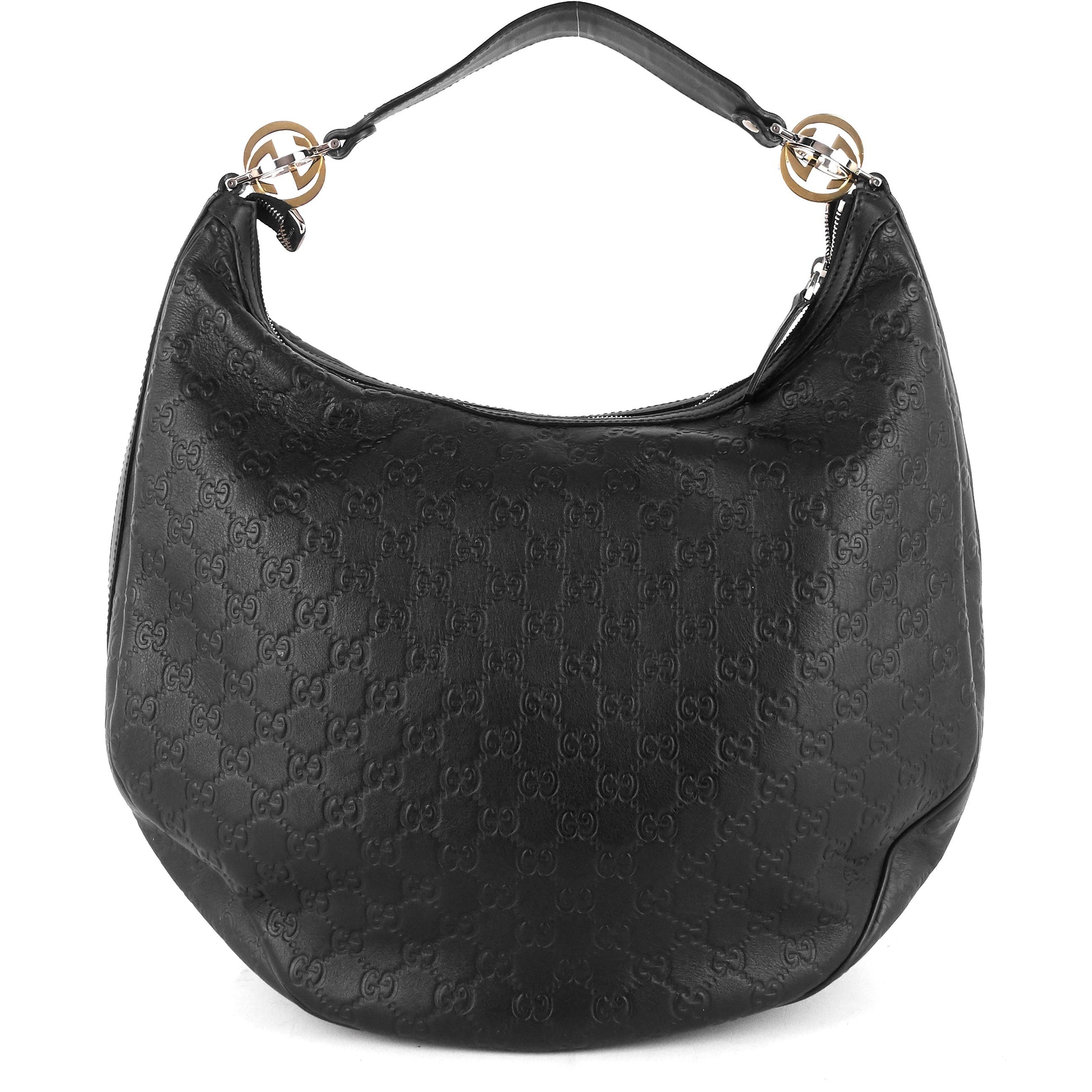 Gucci Twins ssima Hobo Bag Leather Travel Bag
