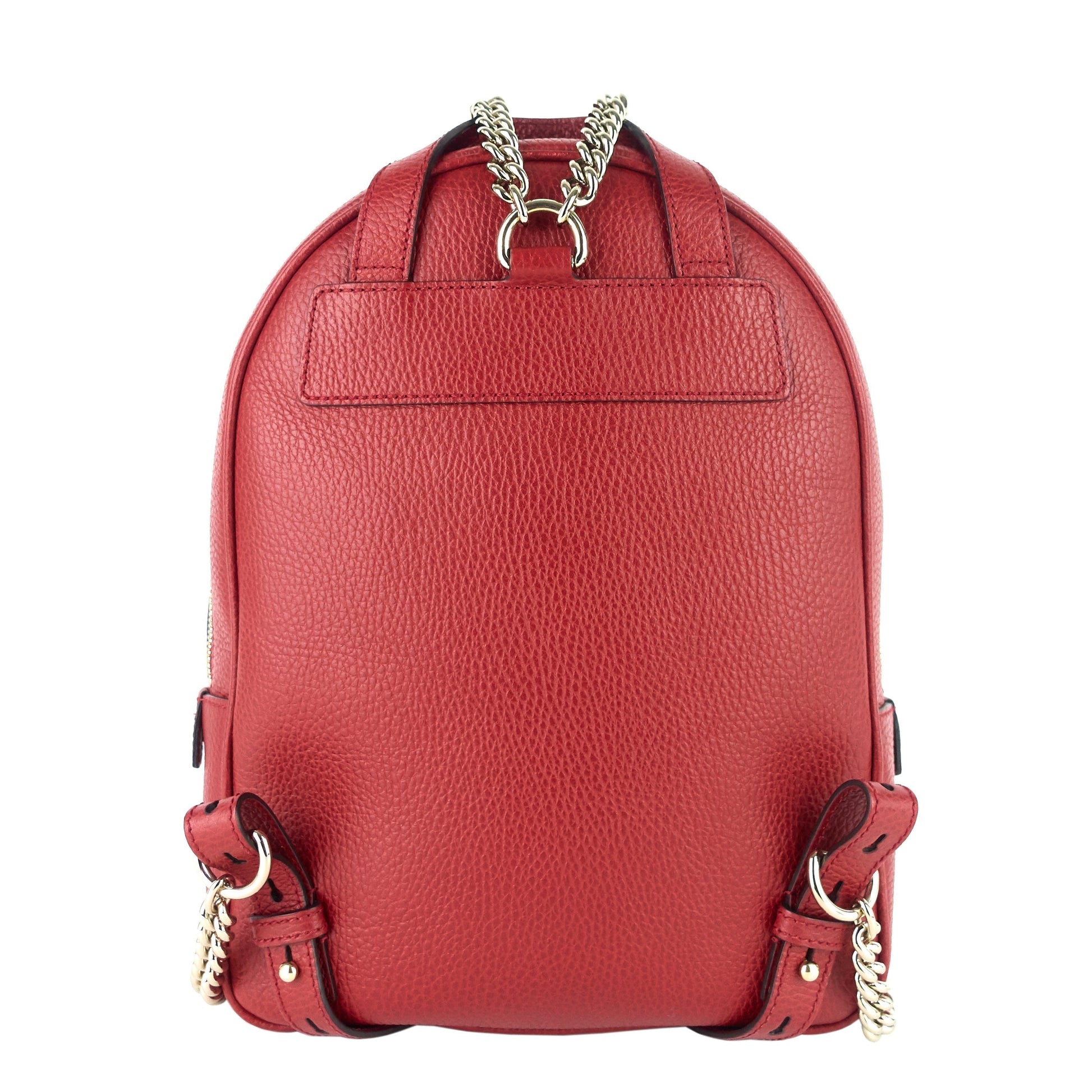 Gucci Soho Calfskin Backpack Bag Leather Chain Gucci Oc2728