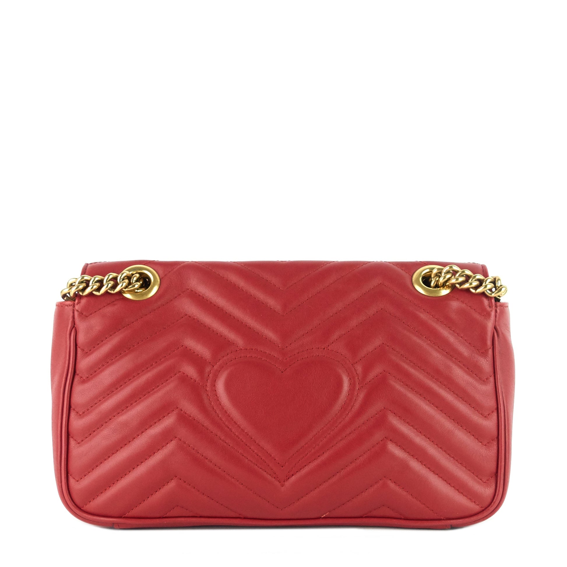 Gucci Marmont Matelass Calfskin Shoulder Bag Leather Small