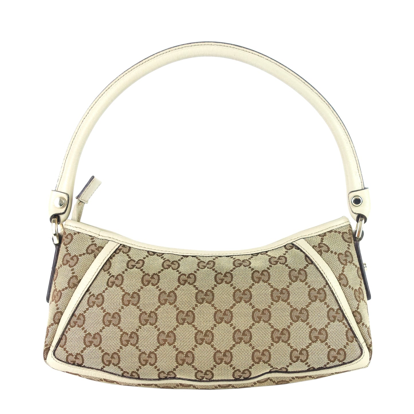 Gucci Abbey Ring Pochette Bag Canvas Monogram Jewelry
