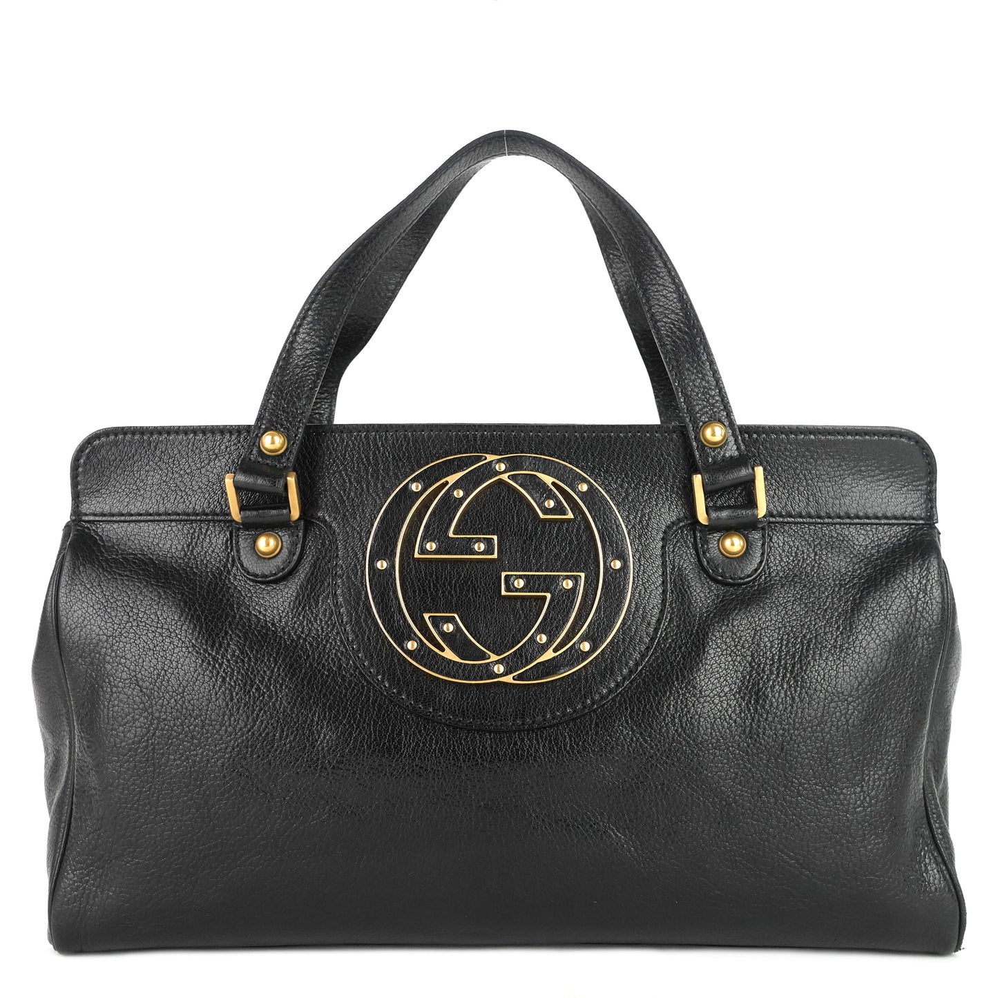Gucci Blondie Handbag Leather Monogram Travel Bag