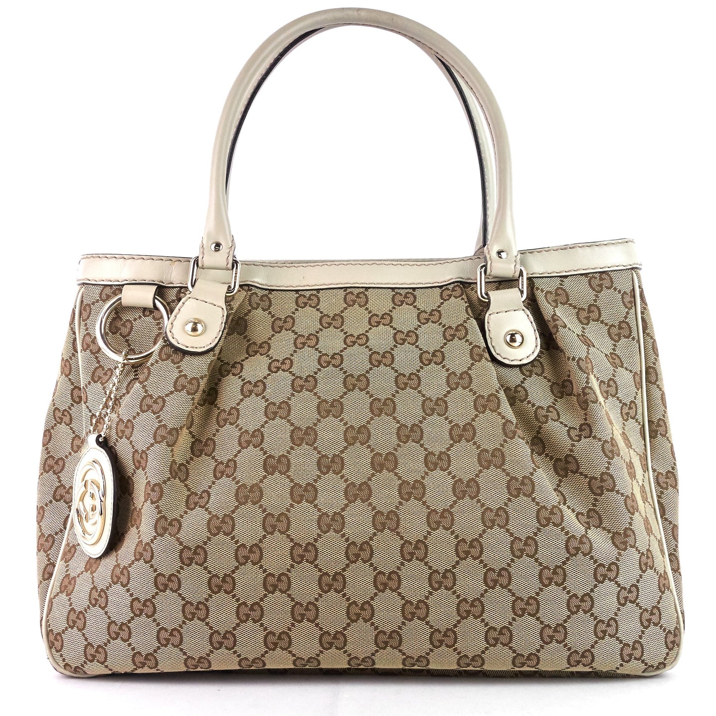 Gucci Sukey Zipped Pocket Tote Bag Canvas