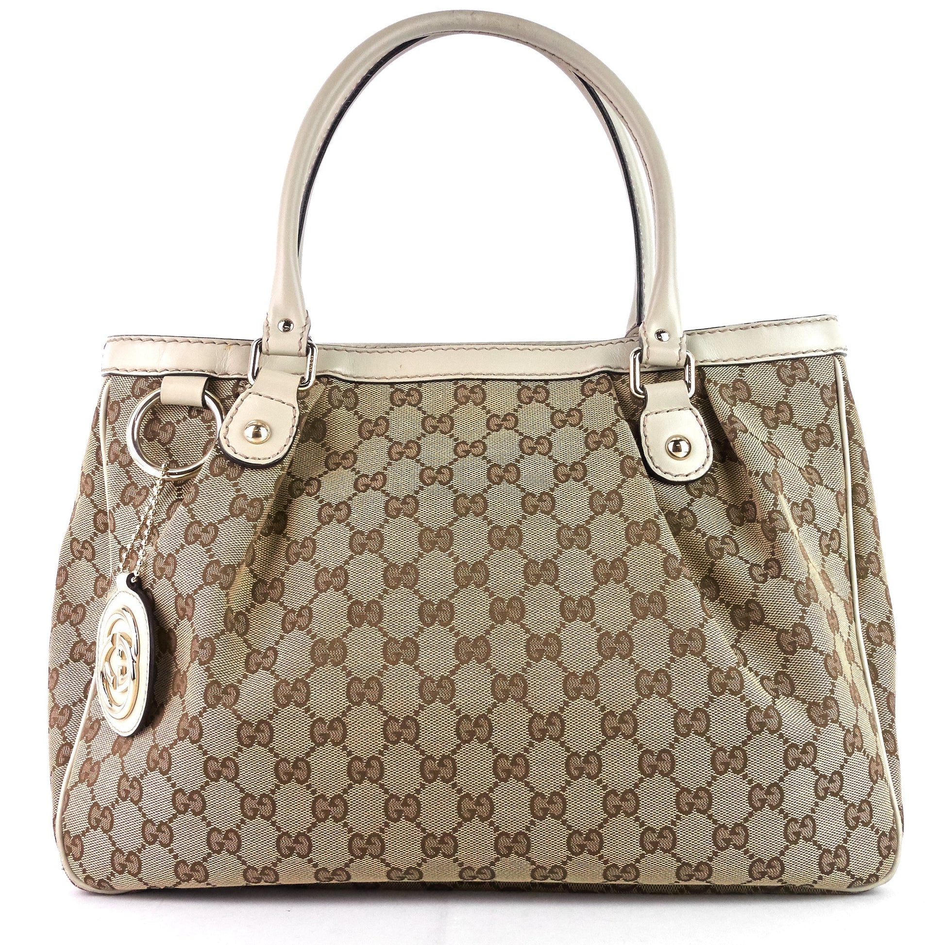 Gucci Sukey Zipped Pocket Tote Bag Canvas