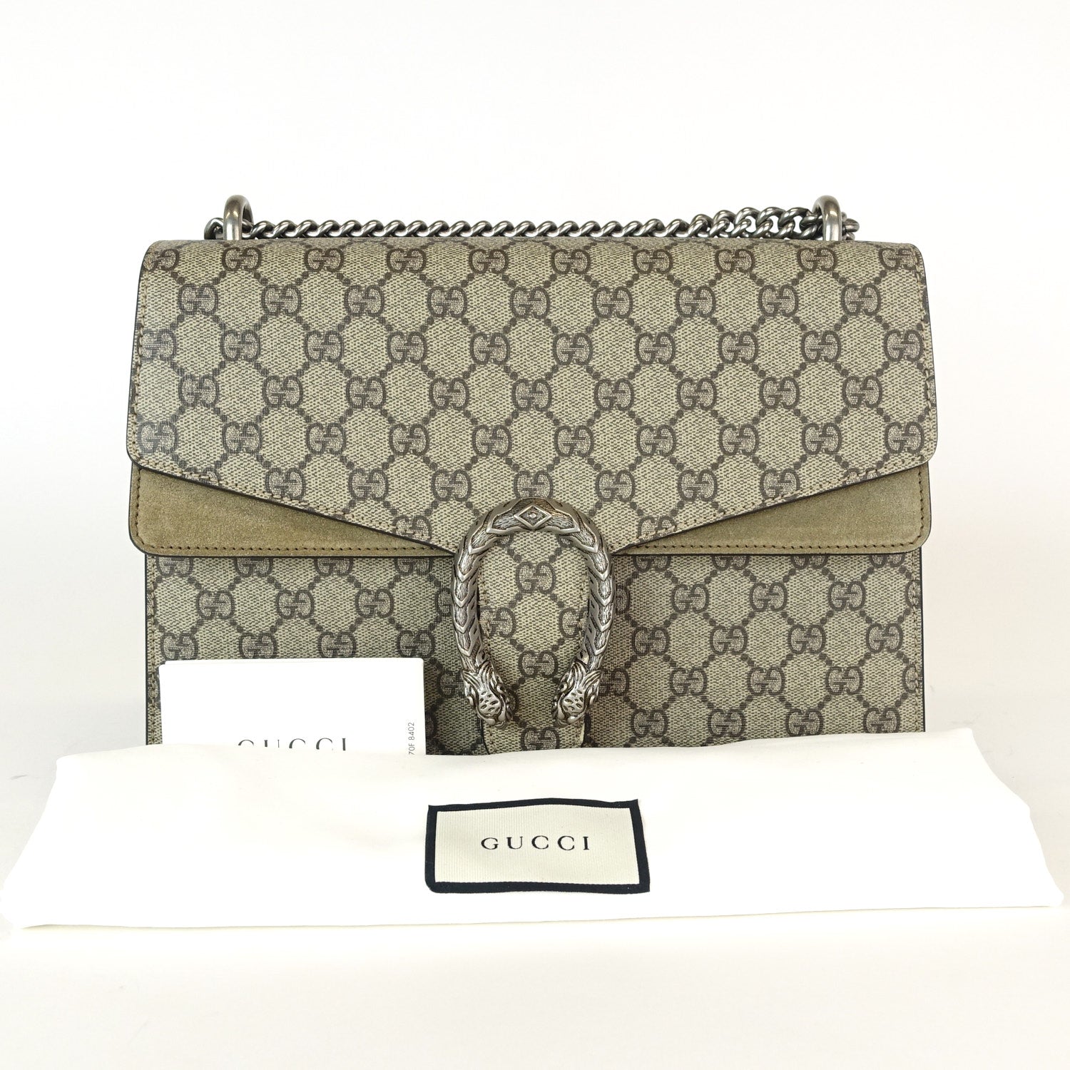 Gucci Dionysus Supreme Bag Canvas Monogram Shoulder Bag Bag Oc579