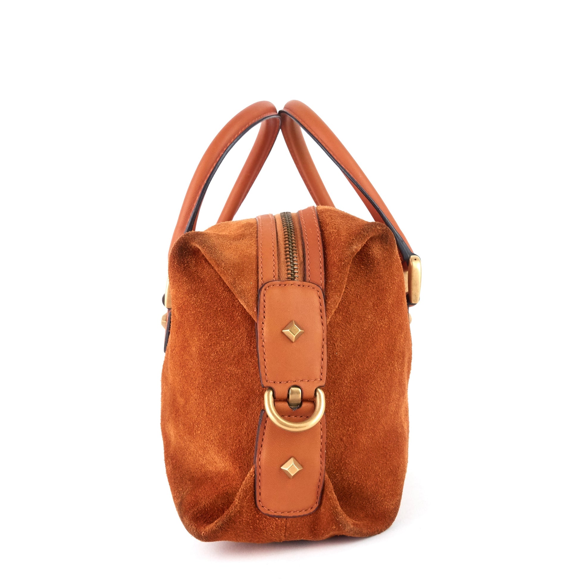 Gucci Boston Bag Suede Small Travel Bag