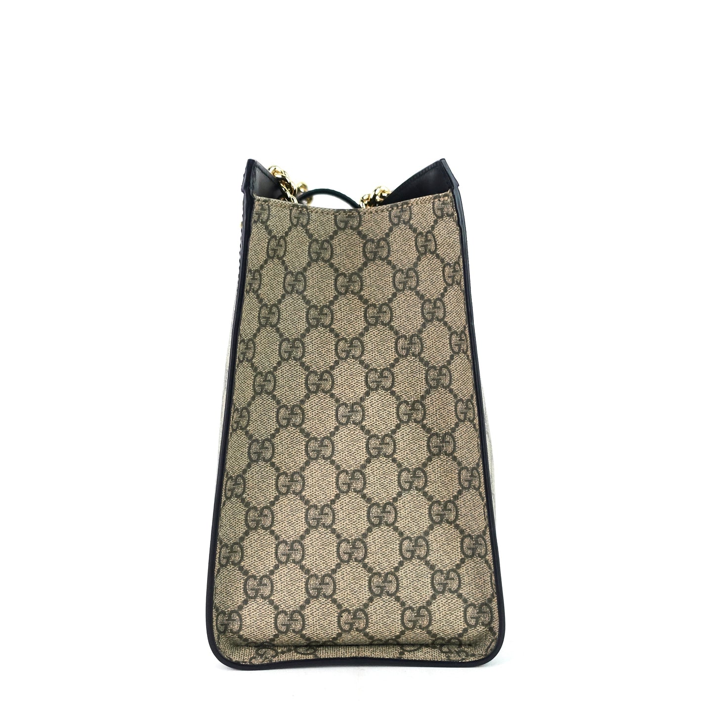 Gucci Supreme Padlock Shoulder Bag Canvas Medium