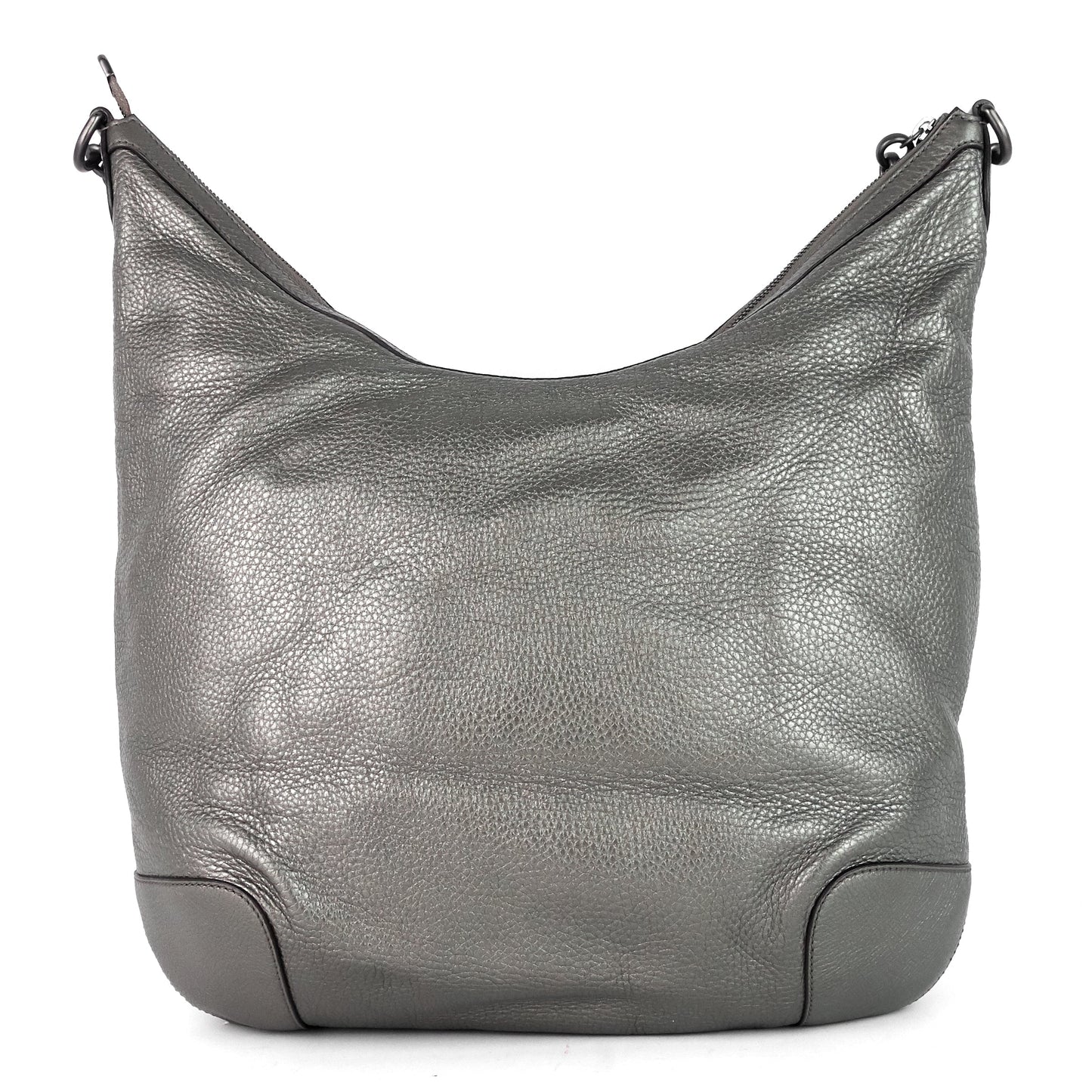 Gucci Soho Pebbled Calf Hobo Bag Leather Chain Shoulder Bag