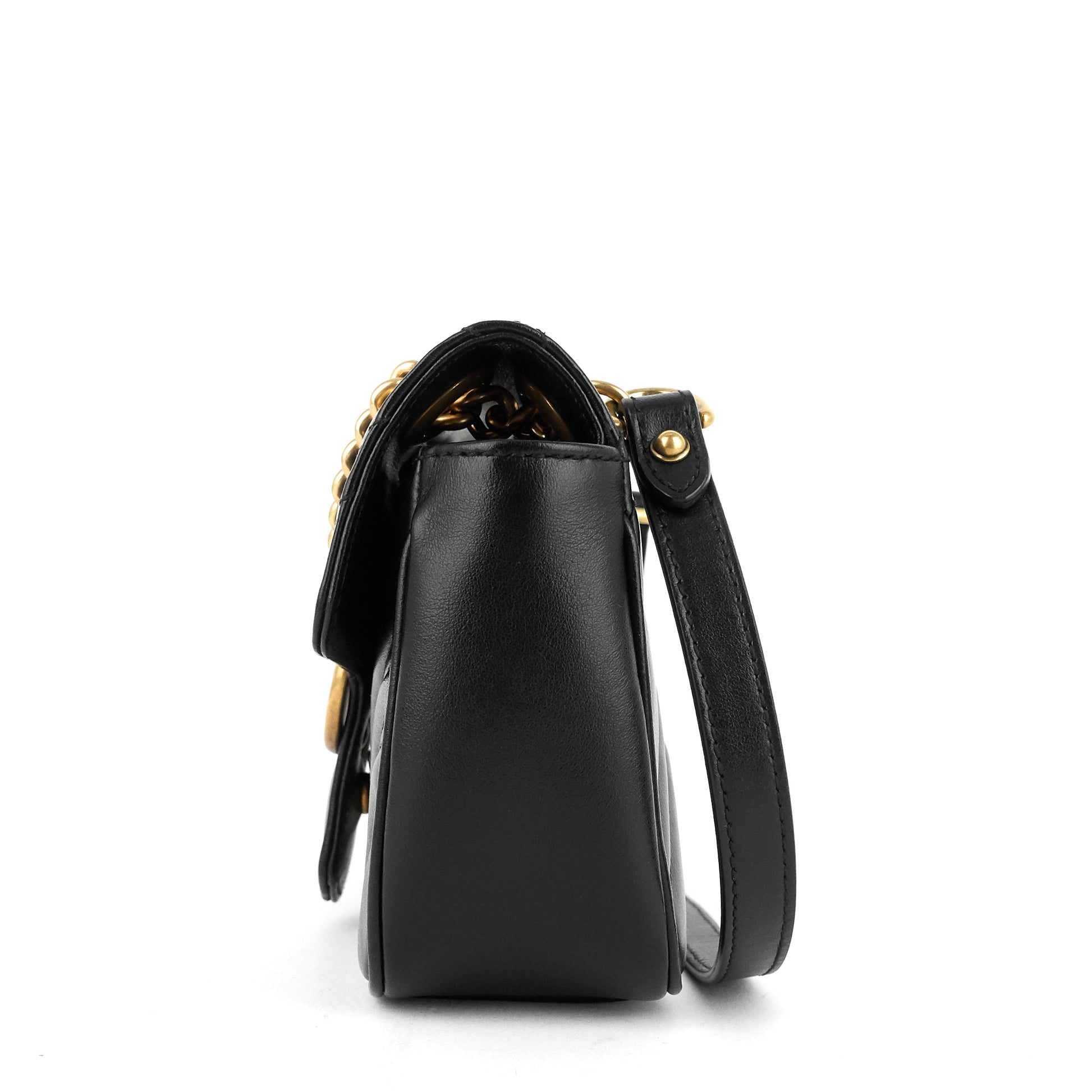 Gucci Marmont Matelass Shoulder Bag Leather Mini Crossbody Bag