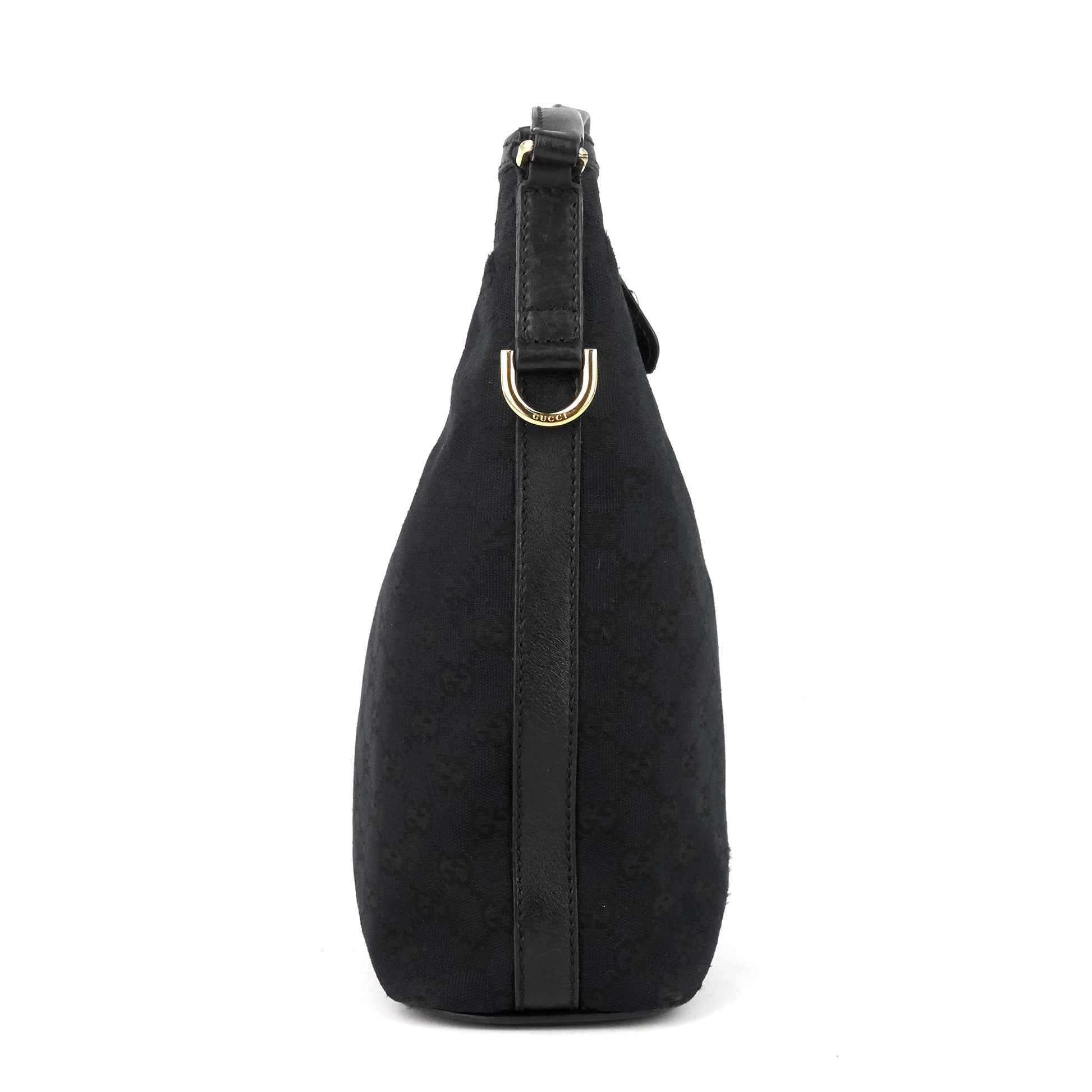 Gucci New Britt Hobo Bag Canvas Medium Travel Bag