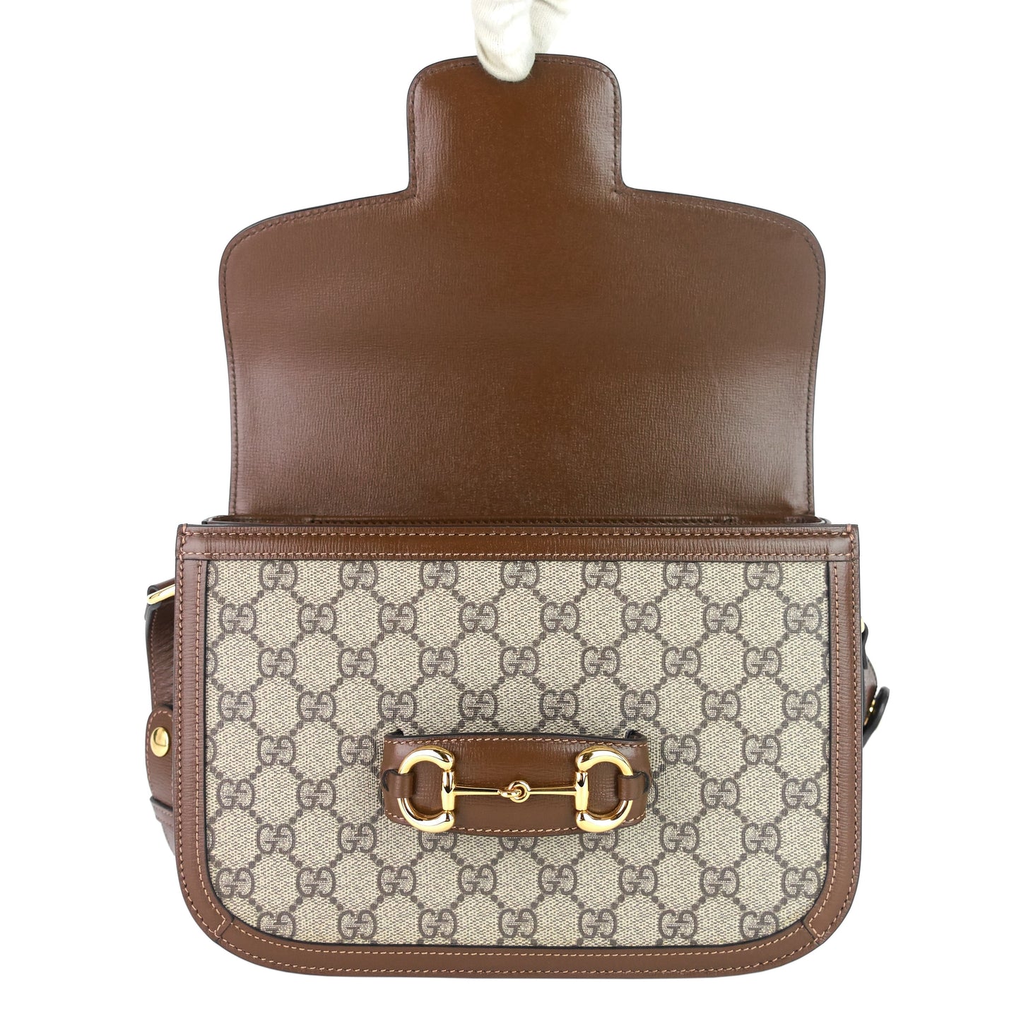 Gucci Horsebit Supreme Shoulder Bag Canvas