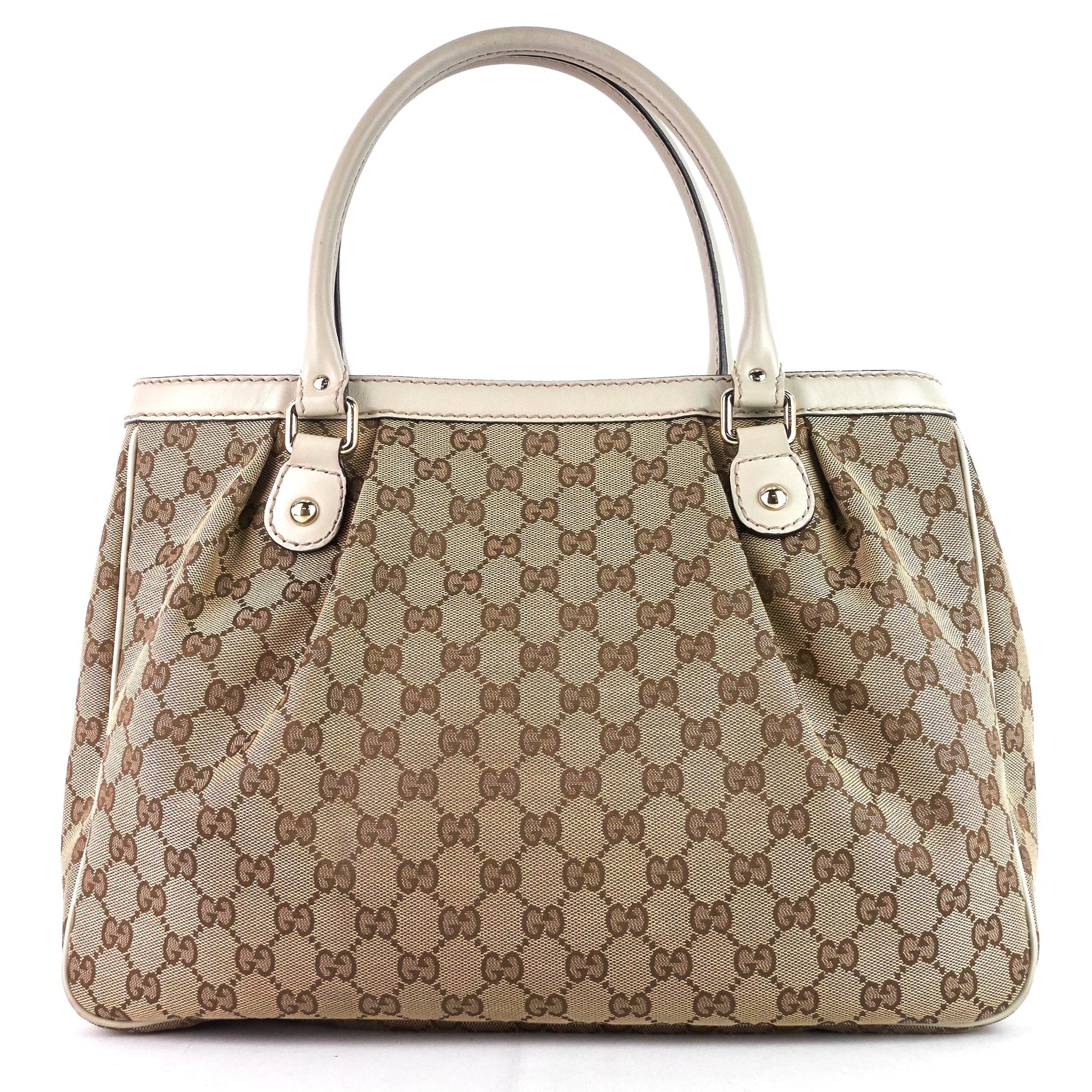 Gucci Sukey Zipped Pocket Tote Bag Canvas
