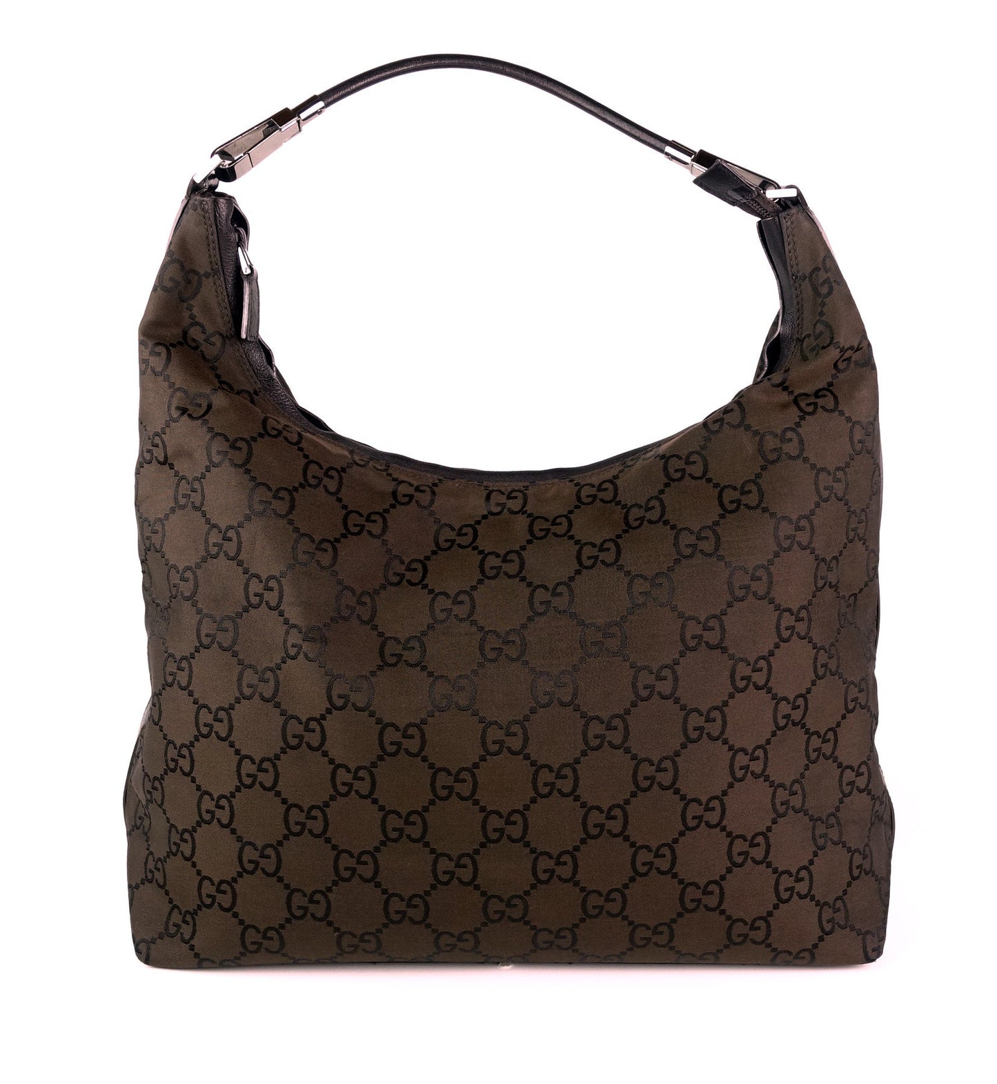 Gucci Hobo Bag Nylon Monogram Travel Bag