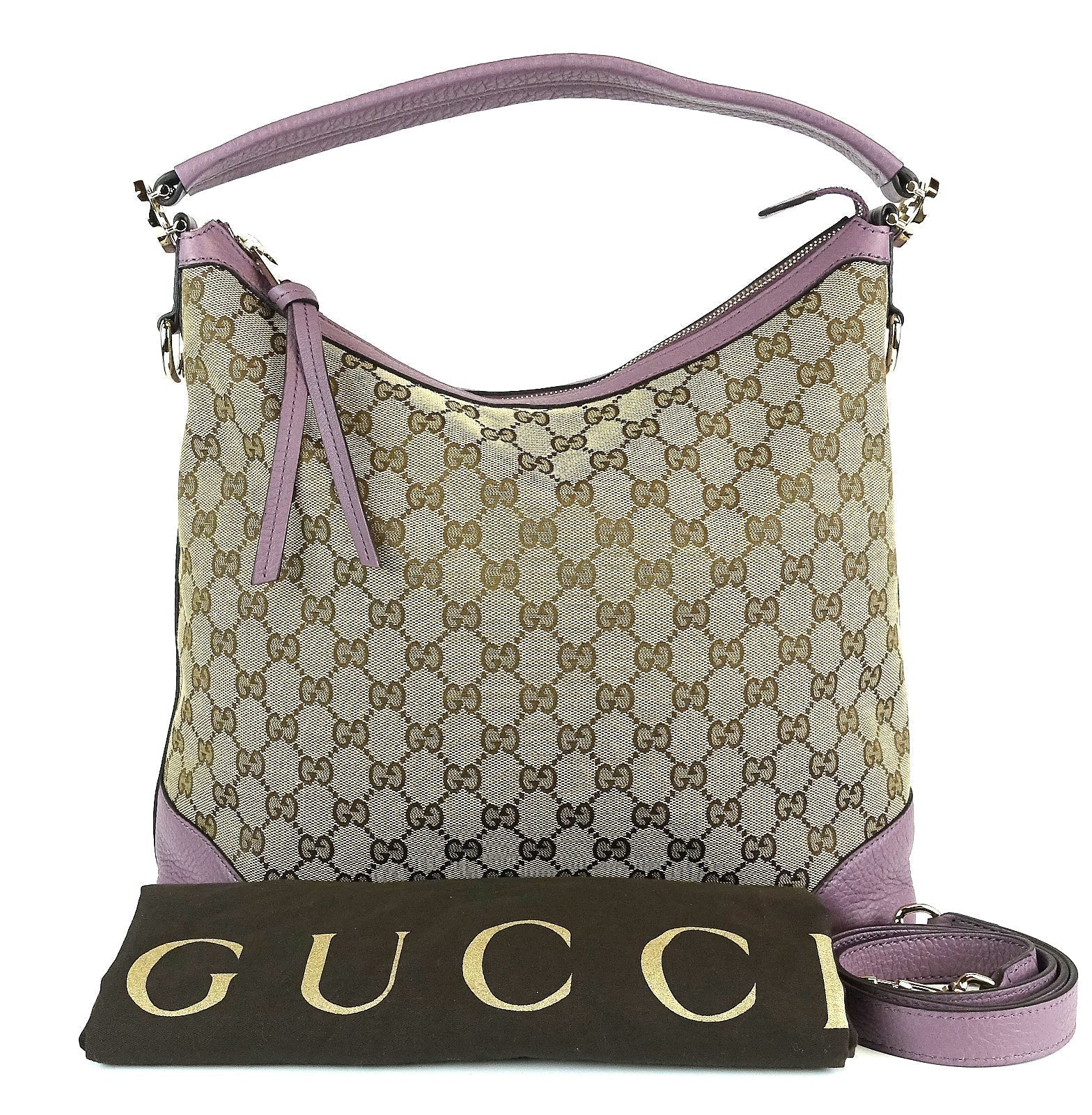 Gucci Hobo Bag Canvas Monogram Travel Bag