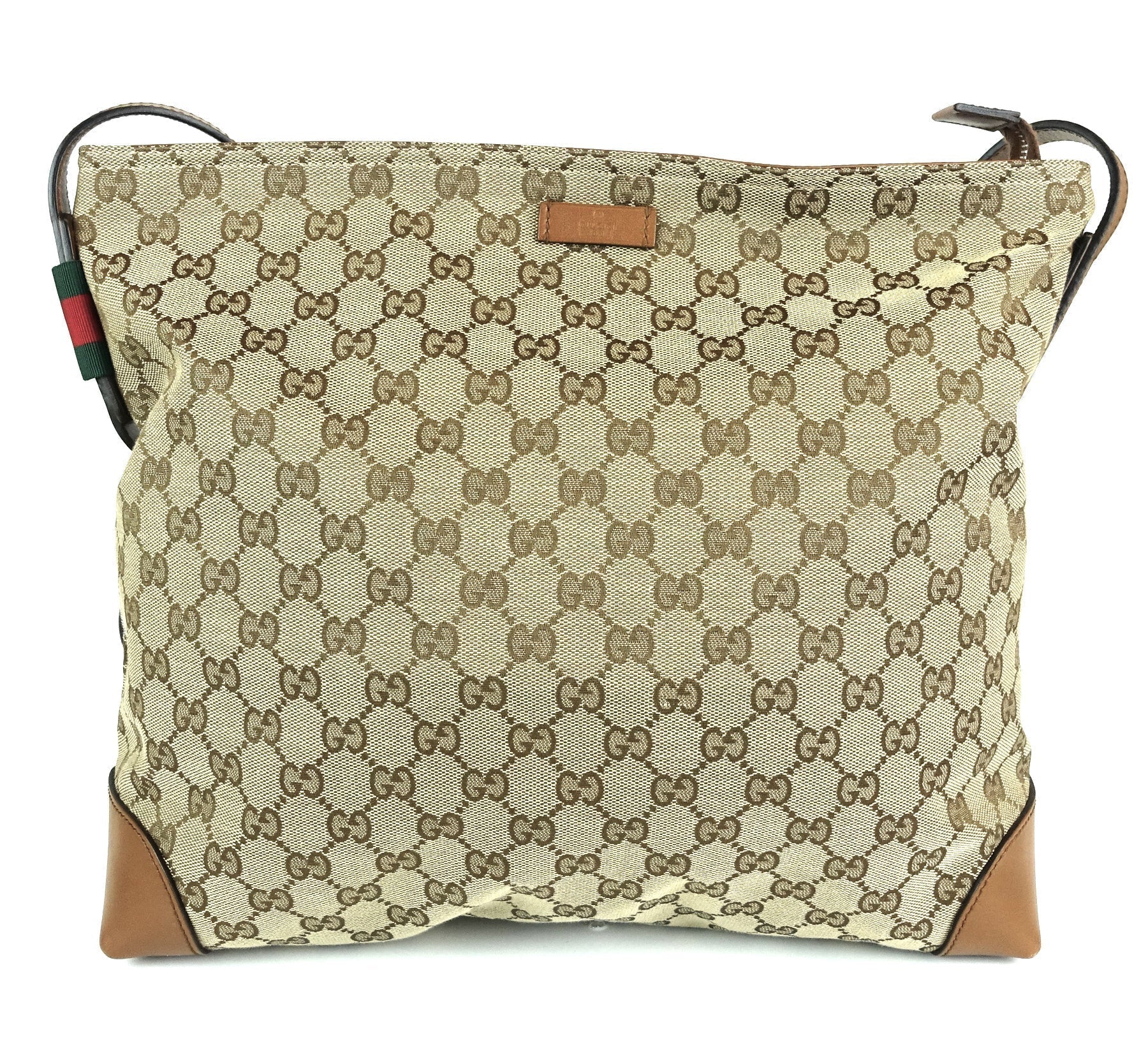 Gucci Messenger Bag Canvas Monogram Shoulder Bag