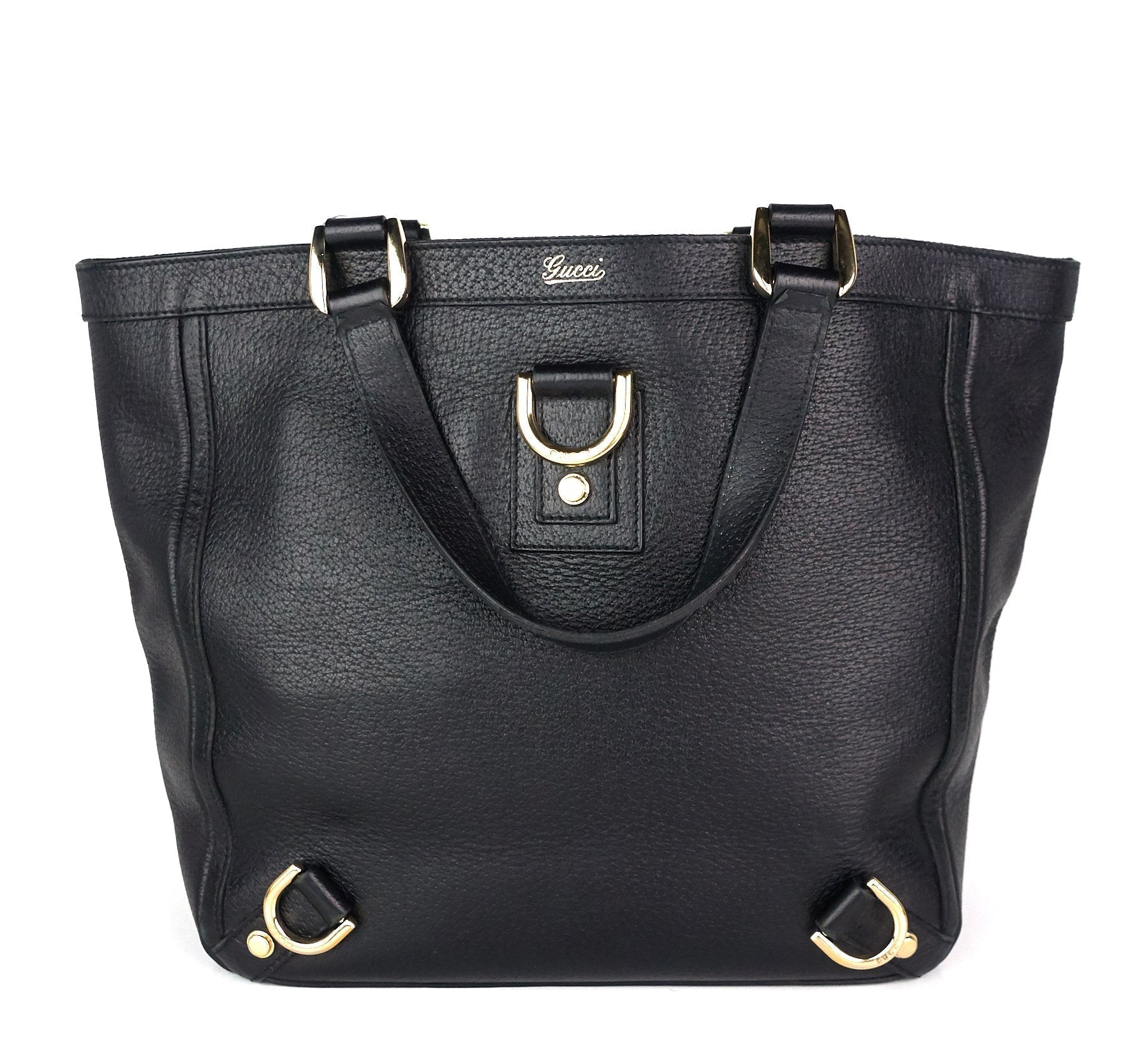 Gucci Abbey Ring Tote Bag Leather Medium Jewelry