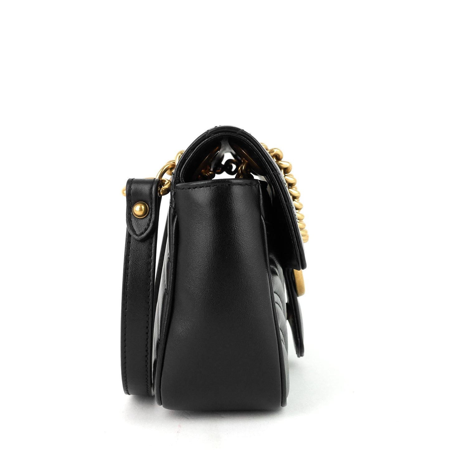 Gucci Marmont Matelass Shoulder Bag Leather Mini Crossbody Bag