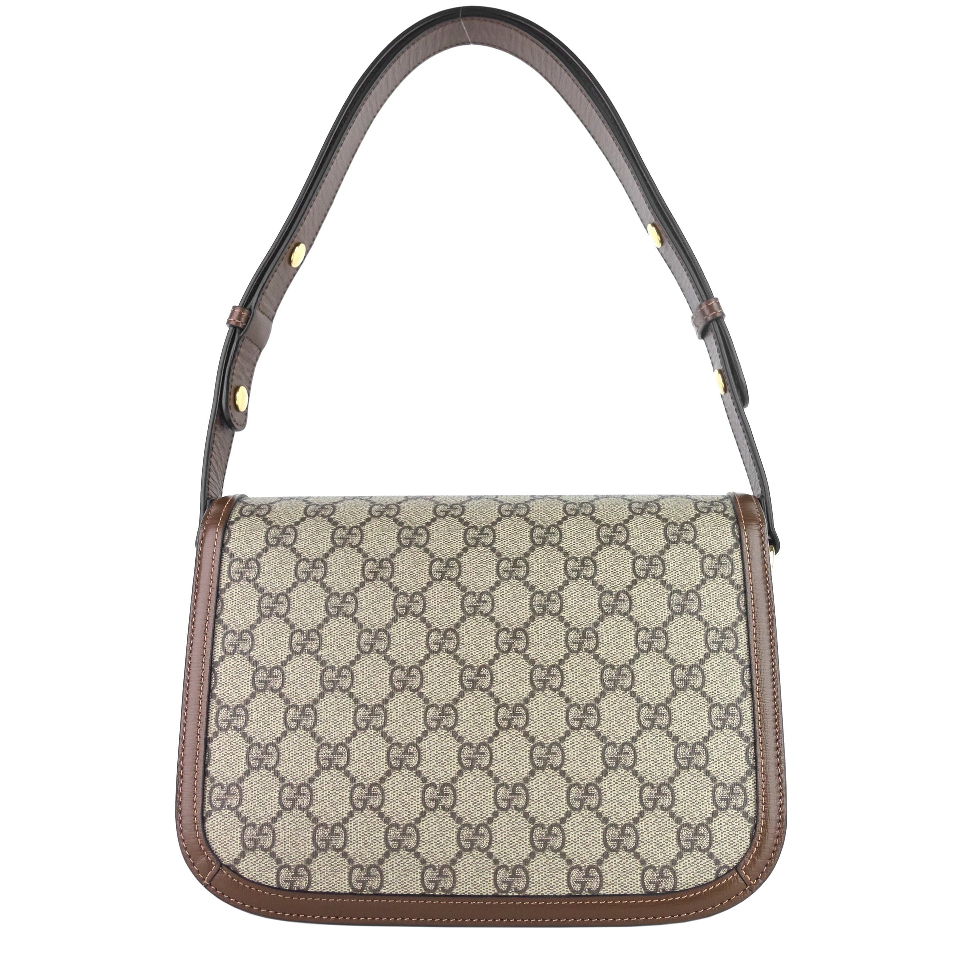 Gucci Horsebit Supreme Shoulder Bag Canvas
