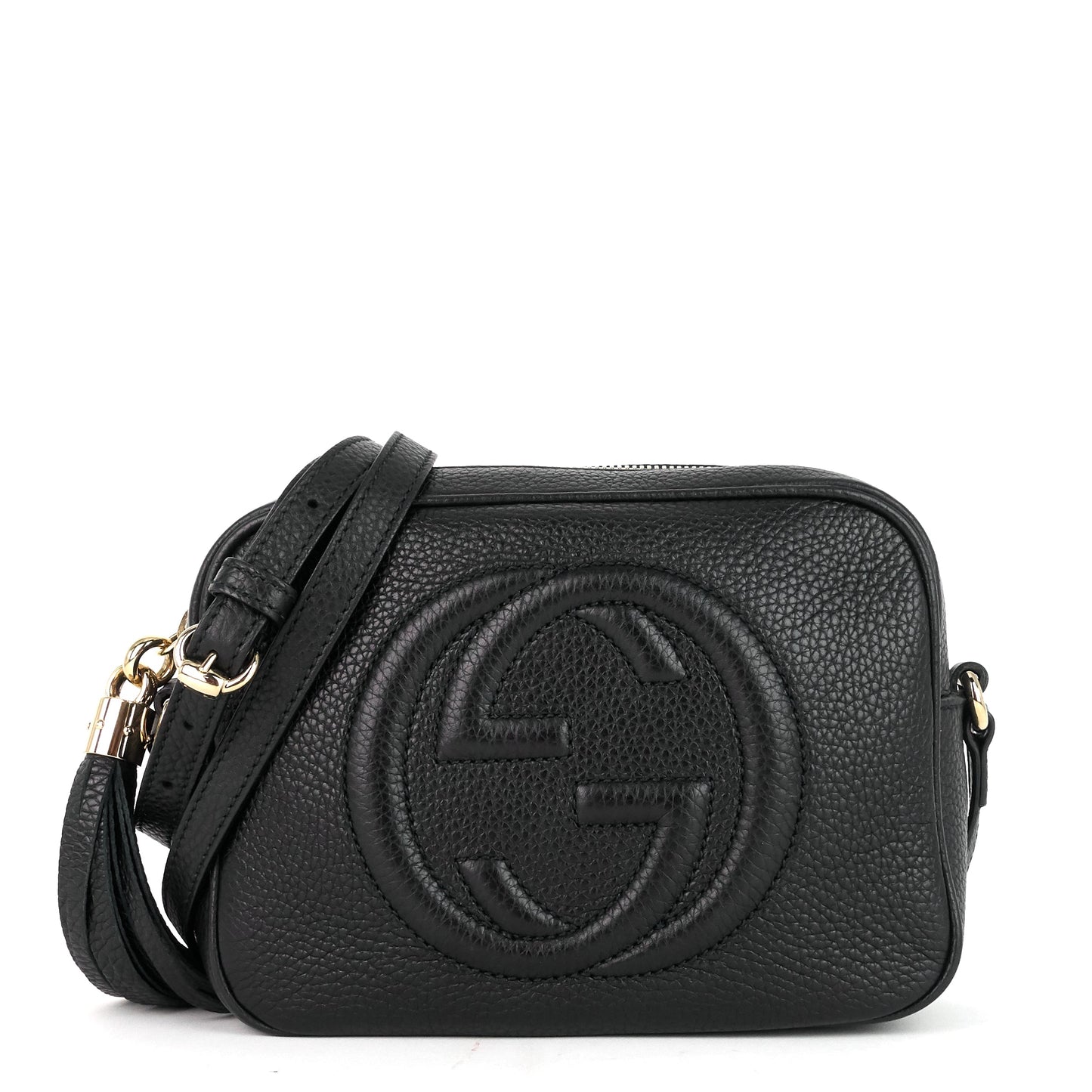 Gucci Soho Disco Calf Crossbody Bag Leather Small