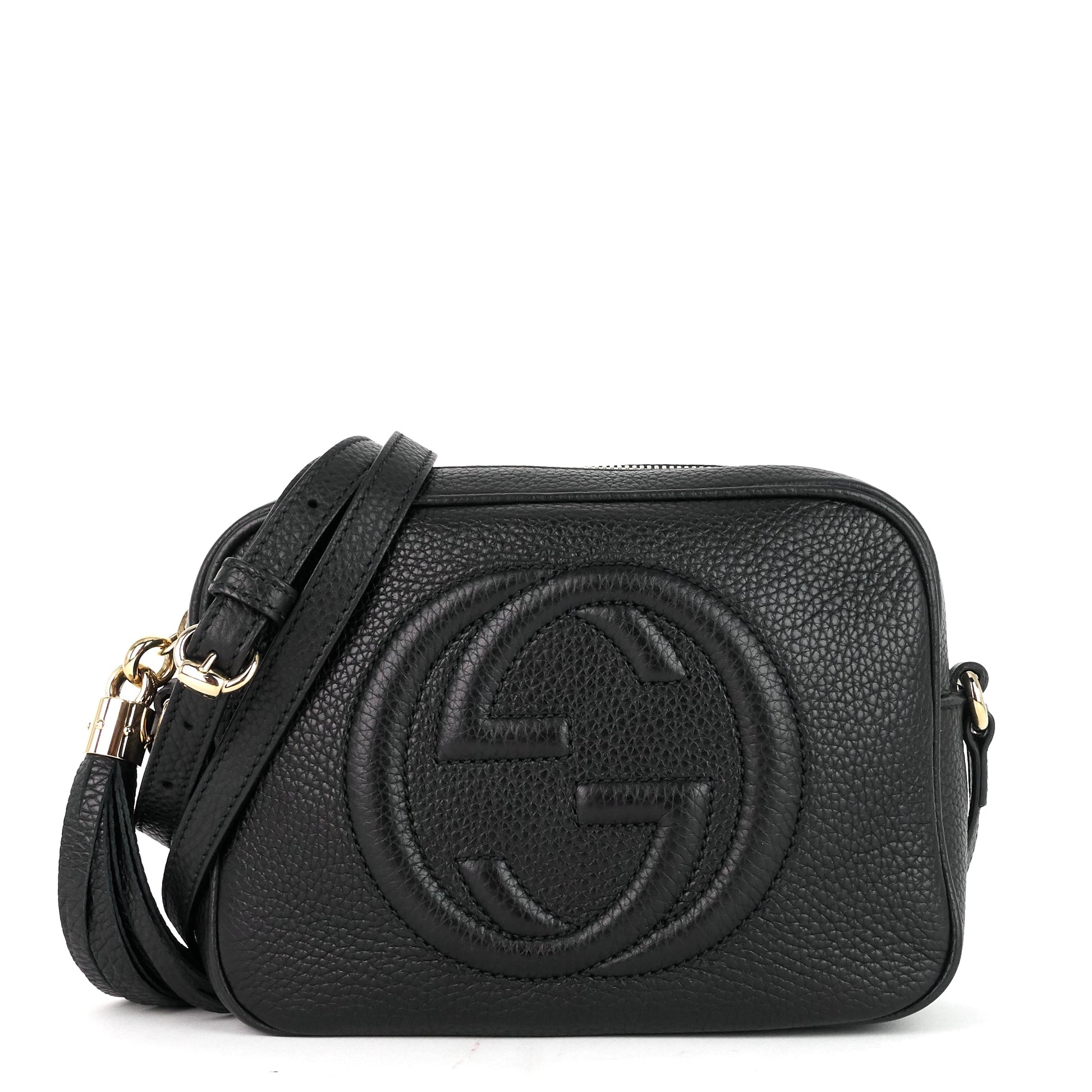 Gucci Soho Disco Calf Crossbody Bag Leather Small