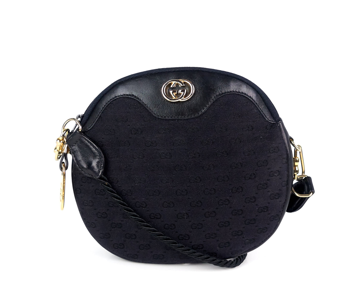 Gucci And Bag Leather Canvas Travel Bag