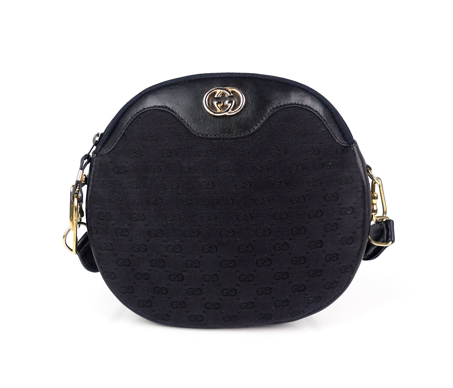 Gucci And Bag Leather Canvas Travel Bag