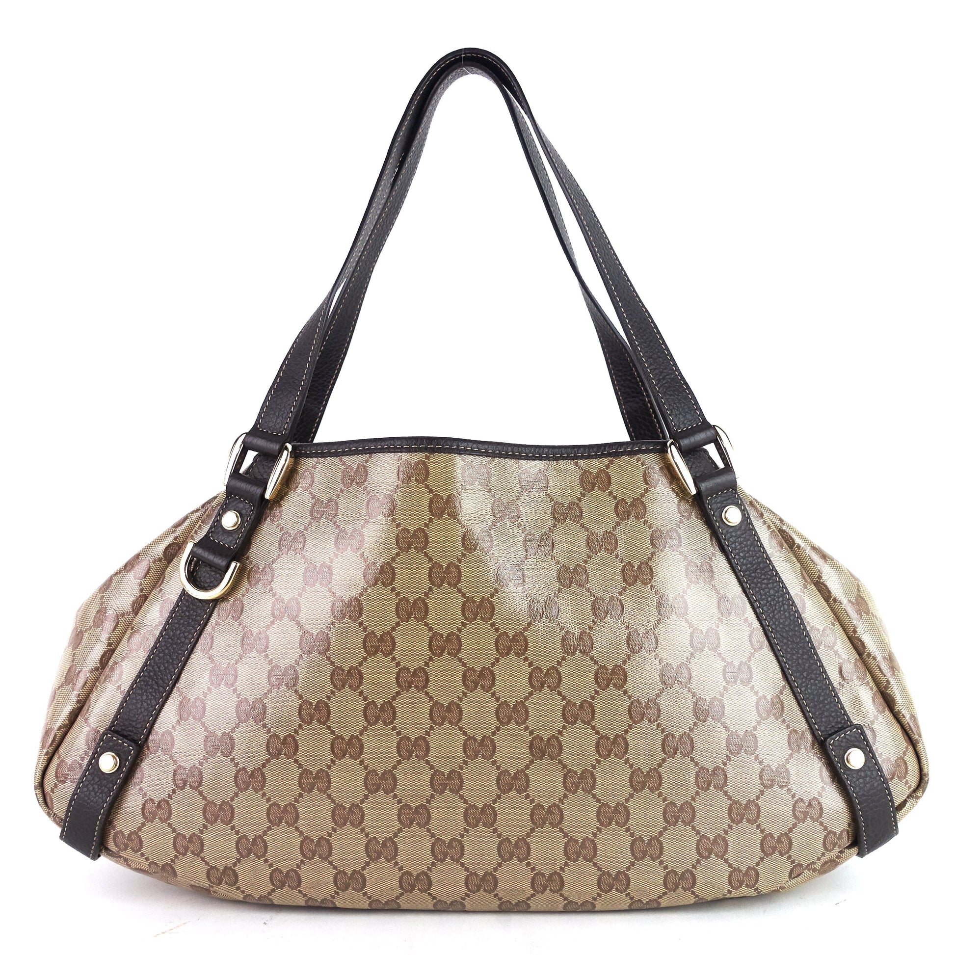 Gucci Pelham Crystal Bag Canvas Tote Bag