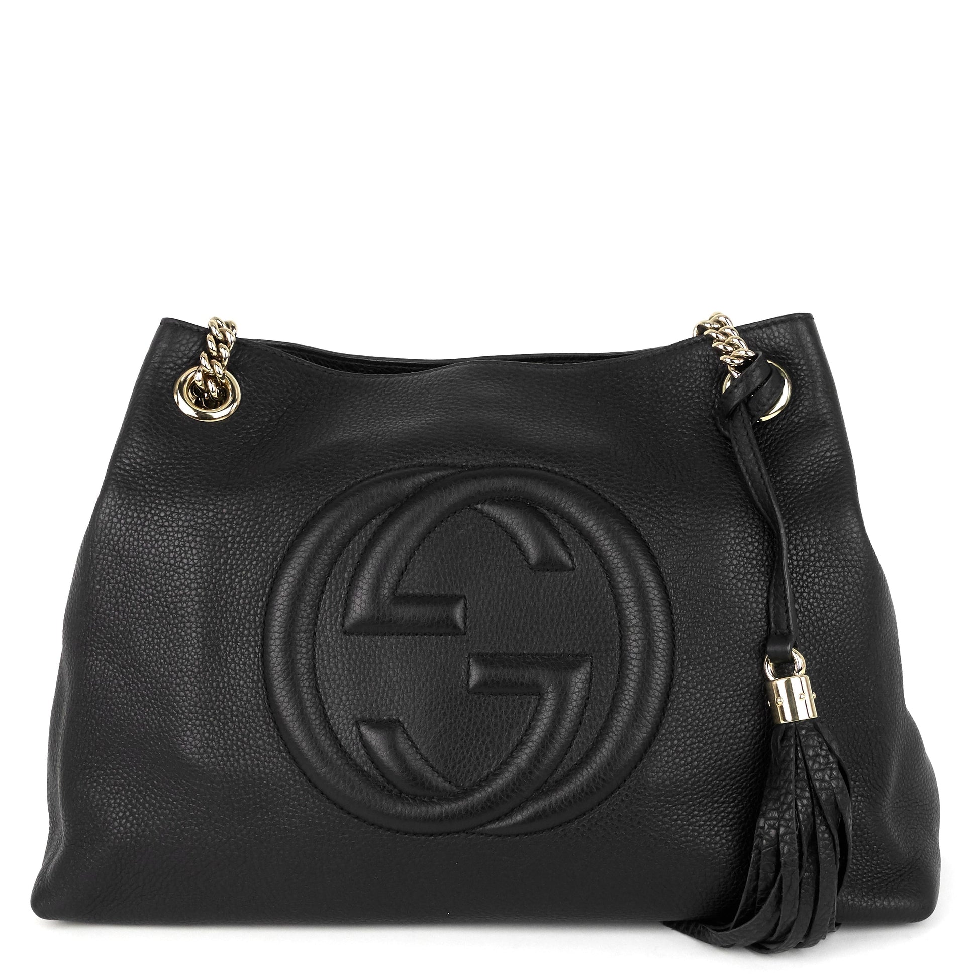 Gucci Soho Calf Bag Leather Medium Shoulder Bag