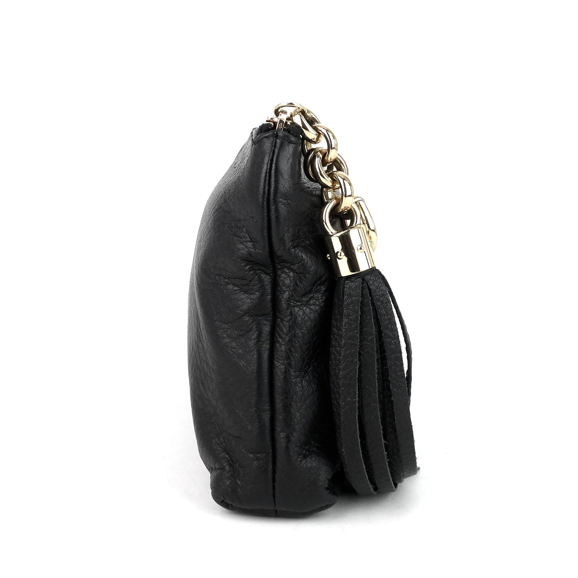 Gucci Sienna Tassel Clutch Bag Leather
