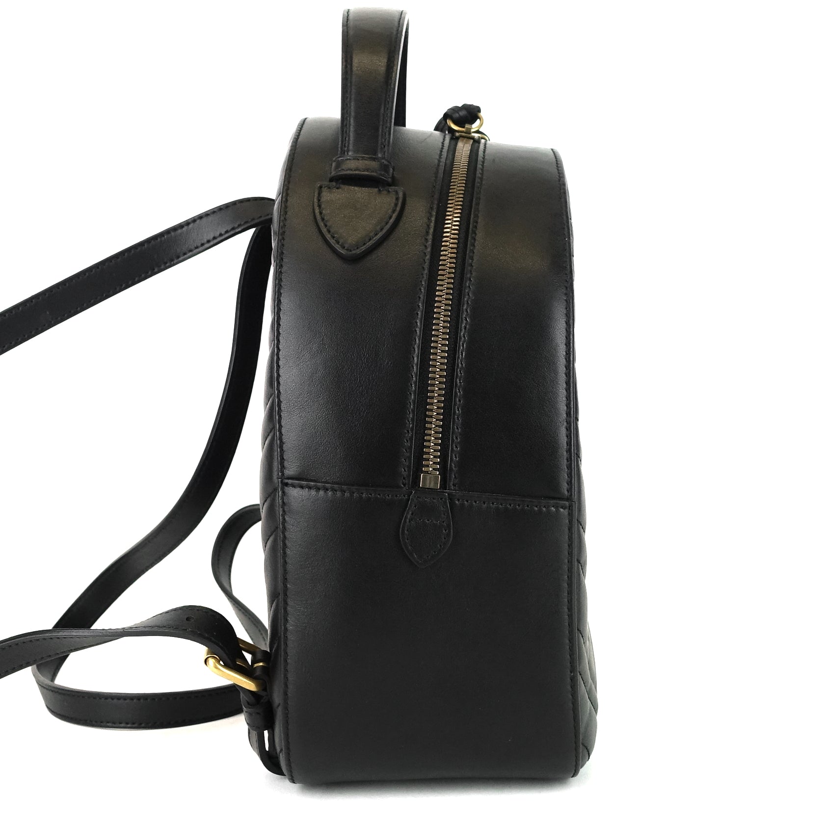 Gucci Marmont Calf Backpack Leather Matelasse