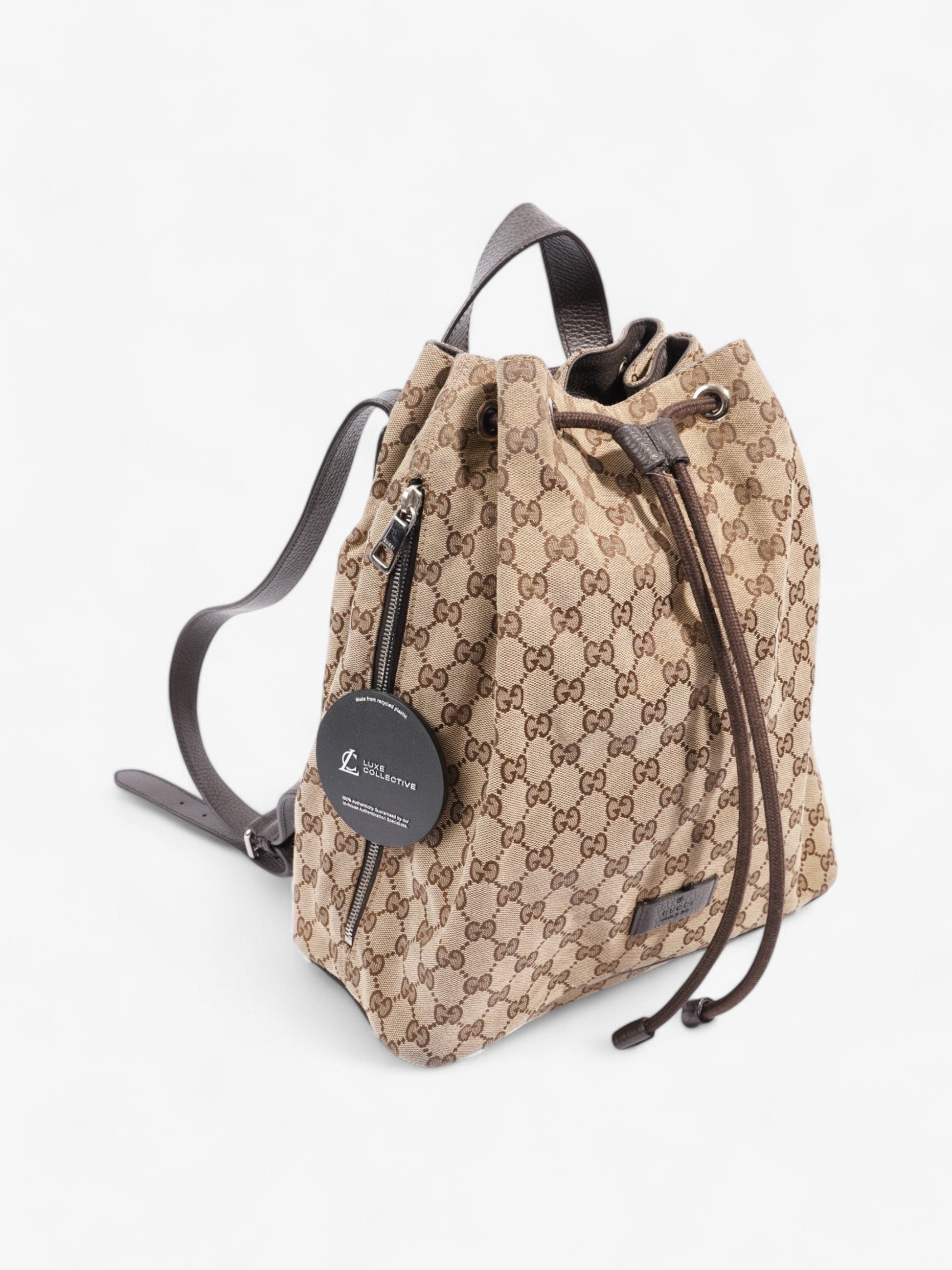 Gucci Drawstring Backpack Supreme Canvas Jewelry Canvas 1