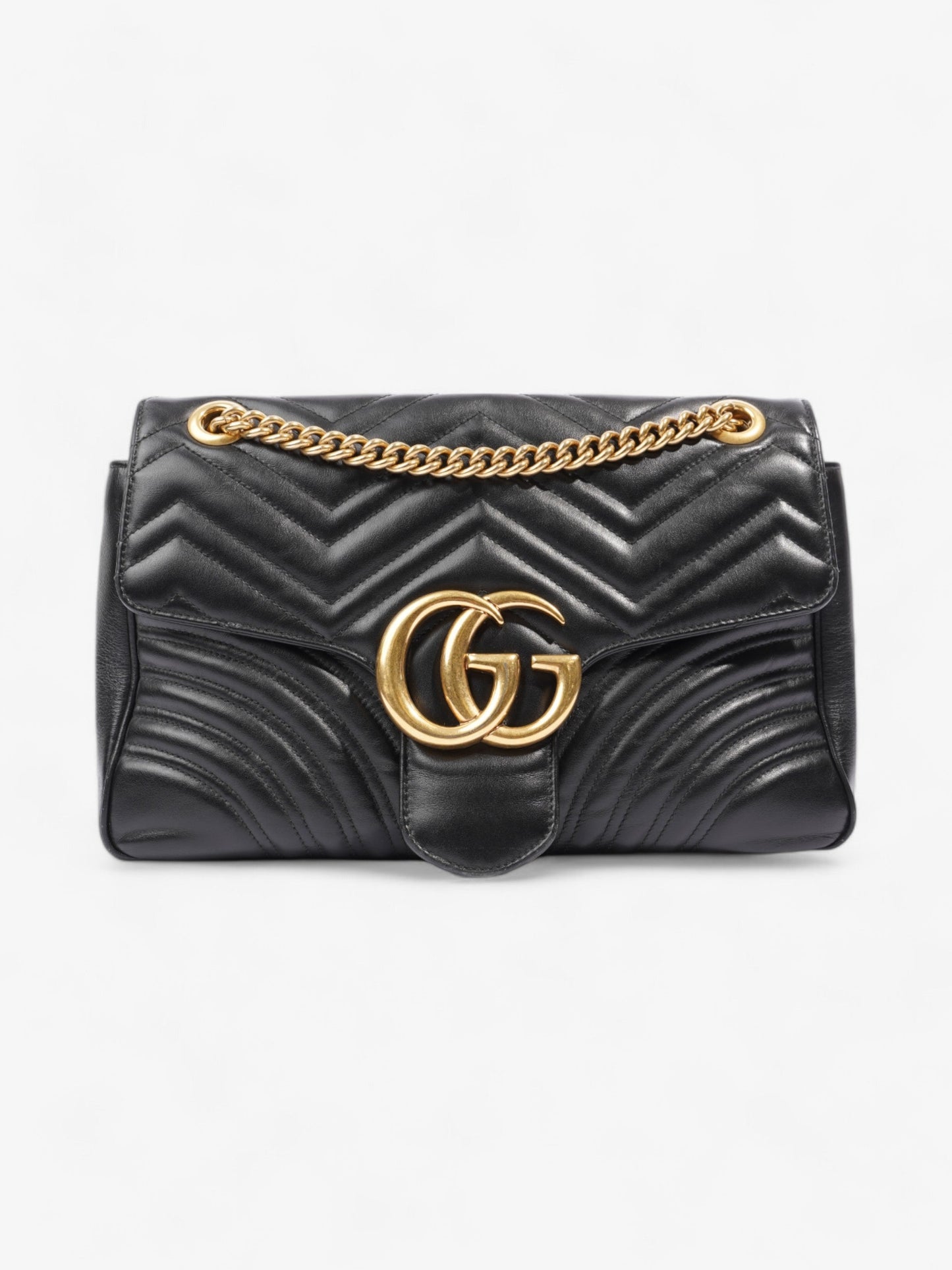 Gucci Marmont Medium Shoulder Bag Leather Matelasse