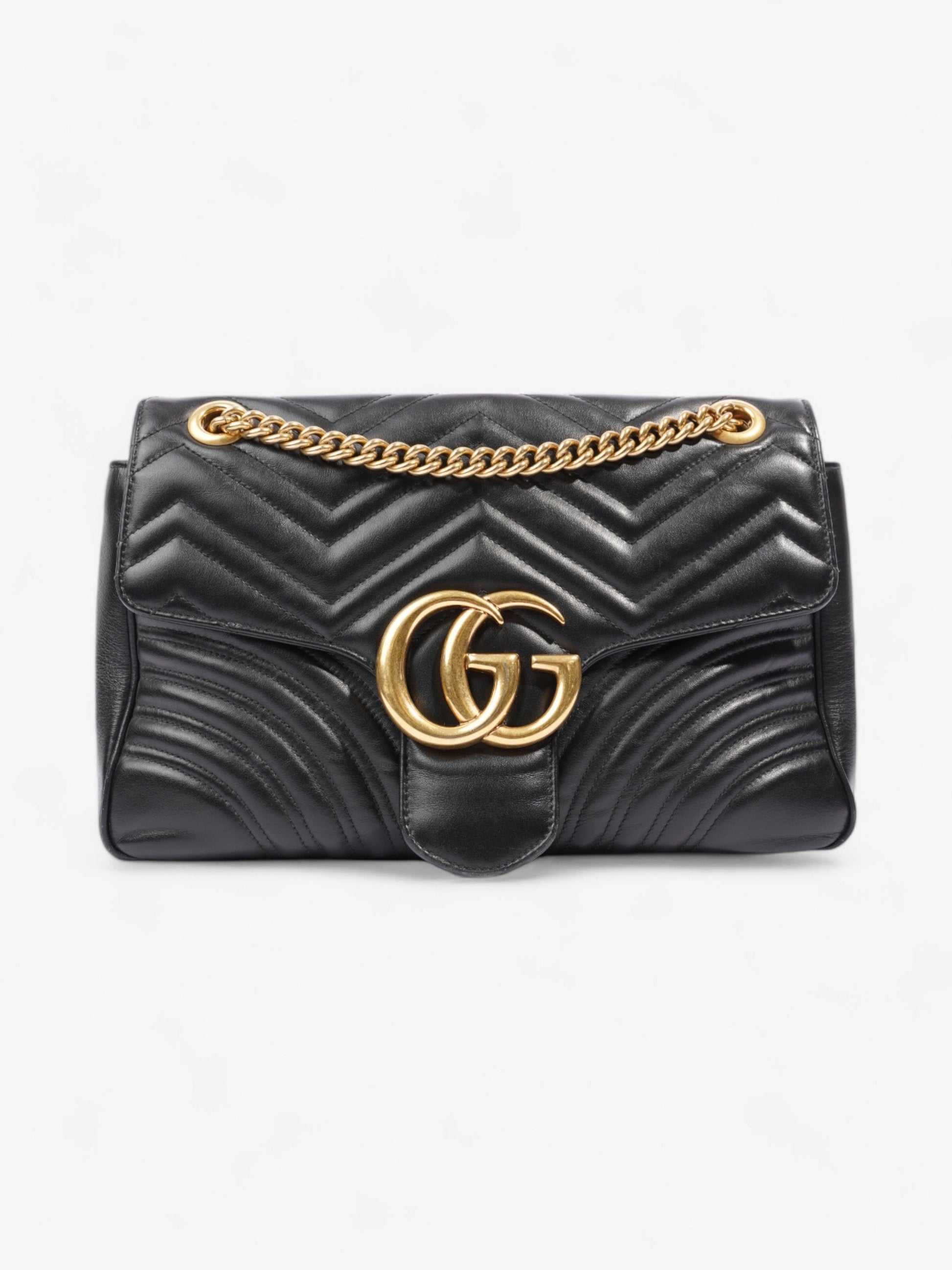 Gucci Marmont Medium Shoulder Bag Leather Matelasse