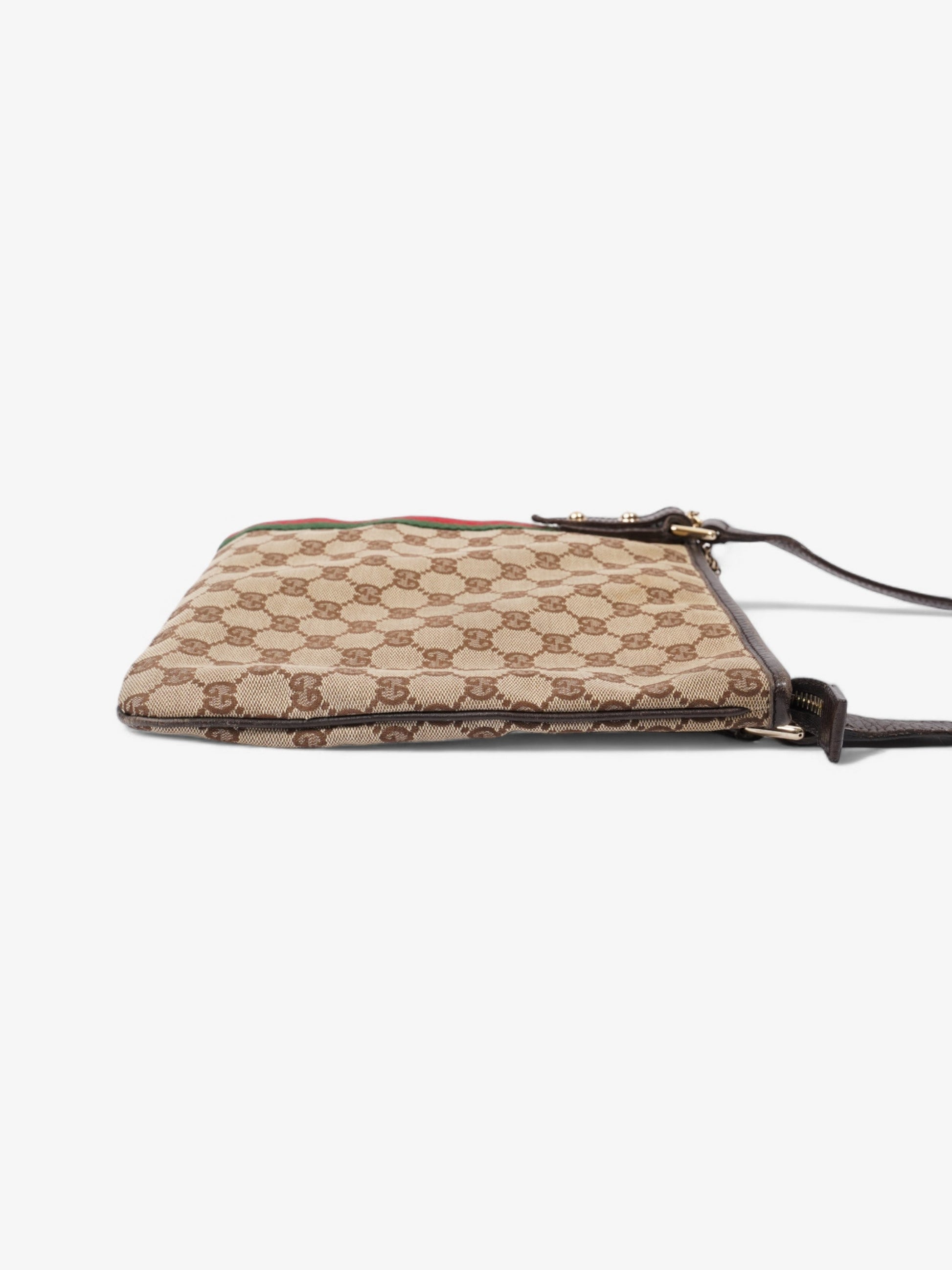 Gucci Sherry Line Supreme Crossbody Bag Canvas Red
