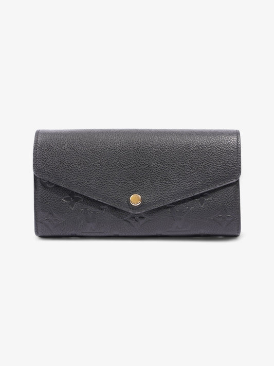 Louis Vuitton Sarah Black Leather Empreinte Wallet Case Leather 6