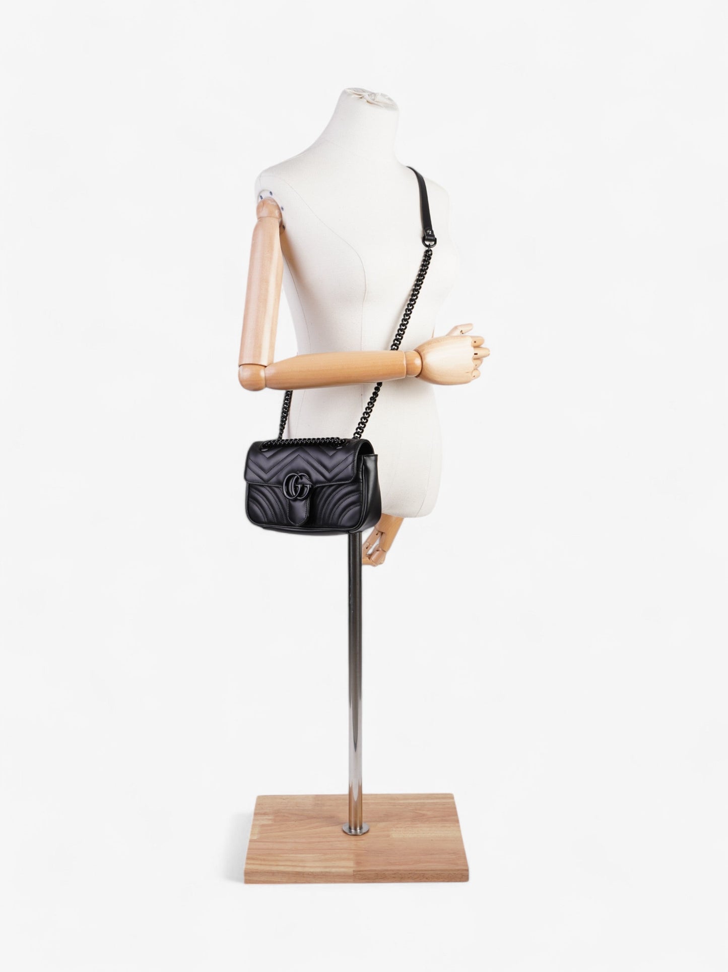 Gucci Marmont Mini Shoulder Bag Leather Matelasse Mini 6