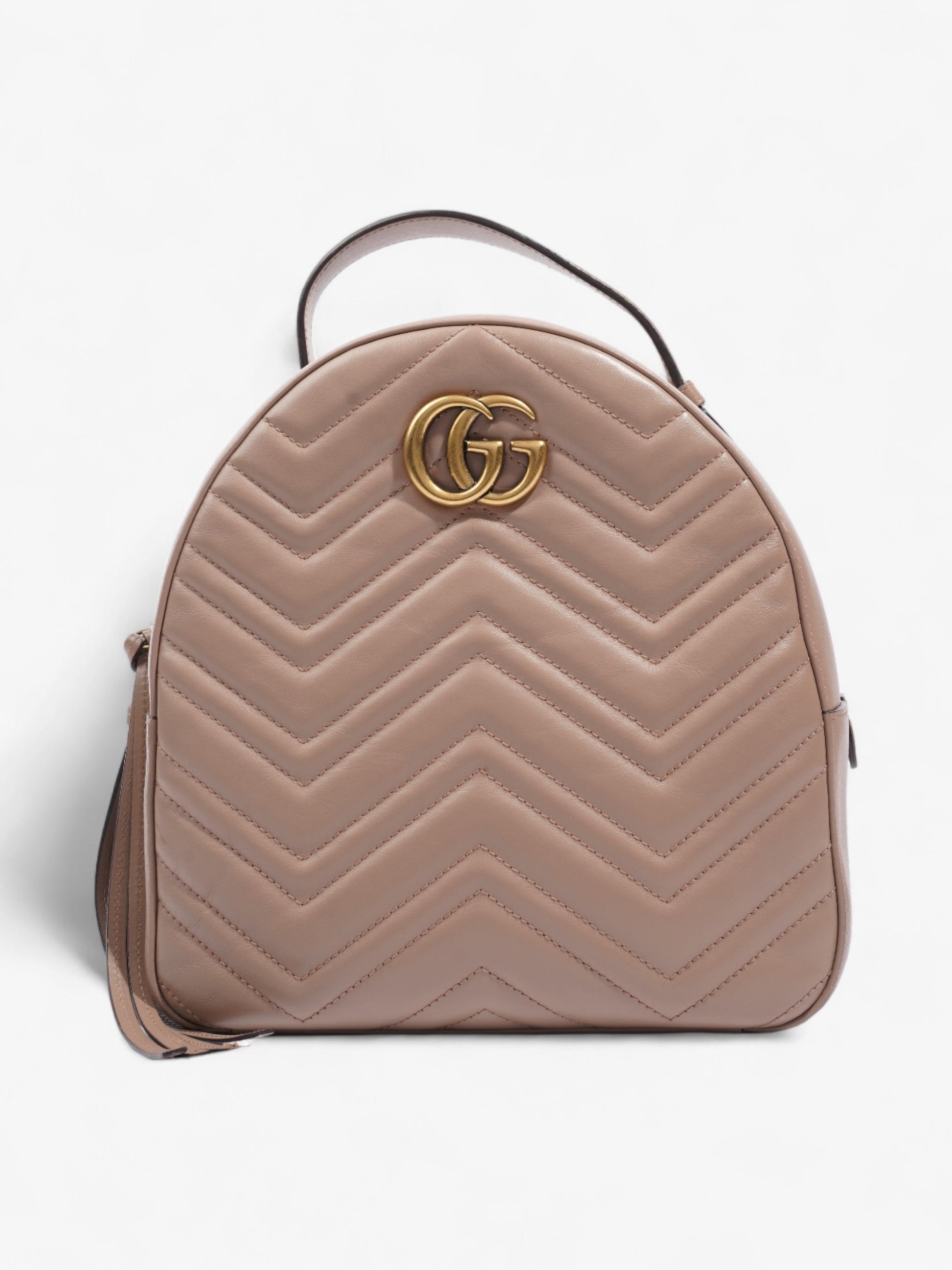 Gucci Marmont Backpack Dusty Leather Matelasse