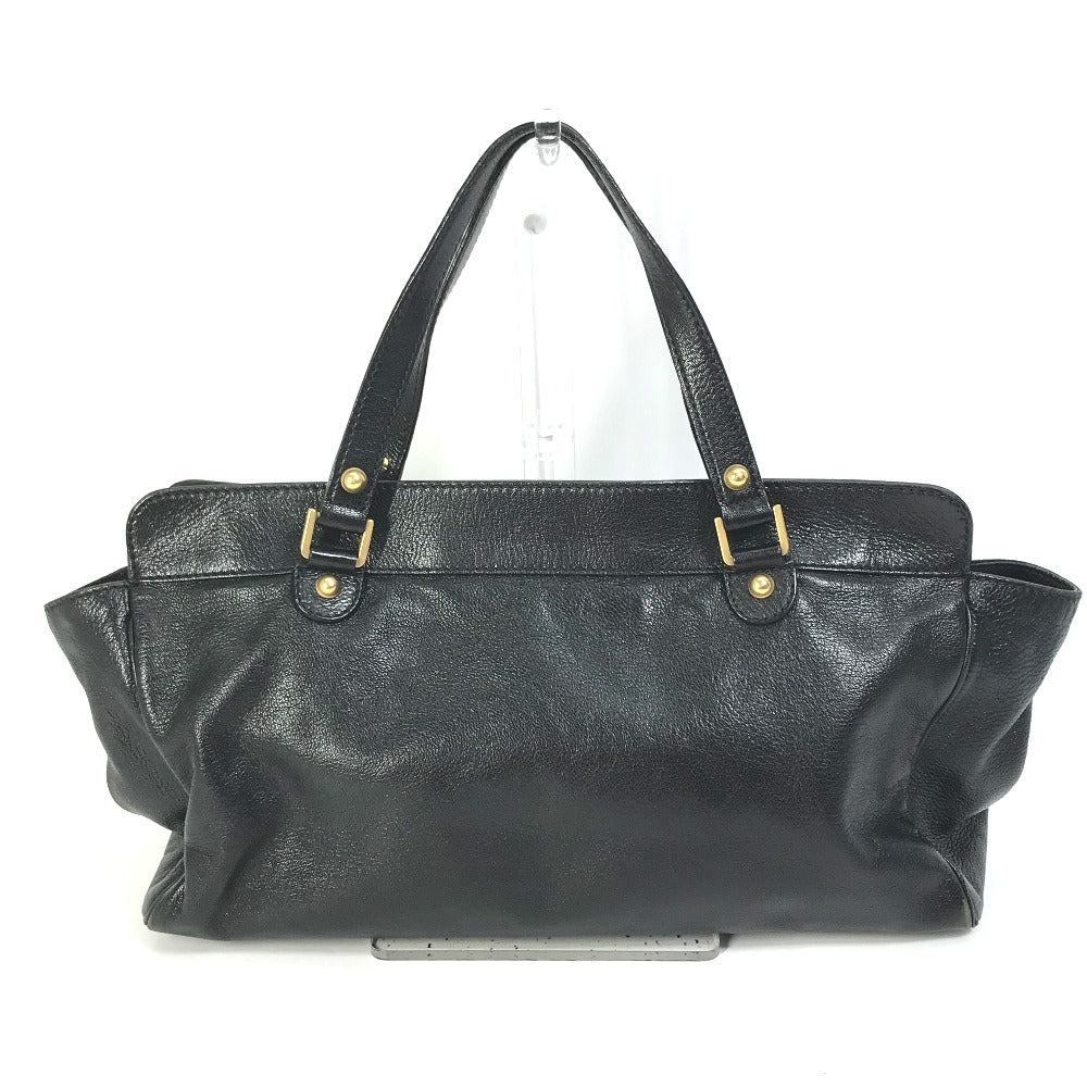Gucci Interlocking G blondie studs Leather Black Handbag