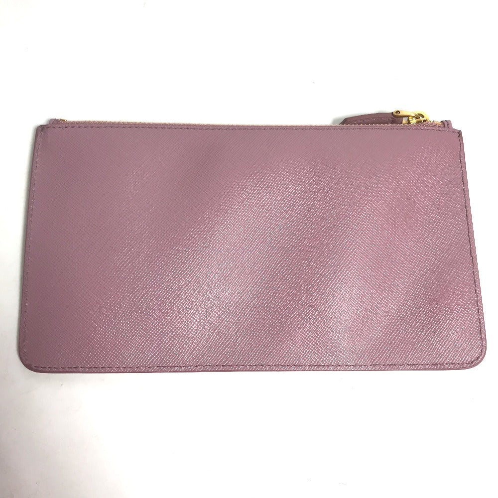 Pouch Saffiano Type Women Handbag Leather Pink Travel Bag