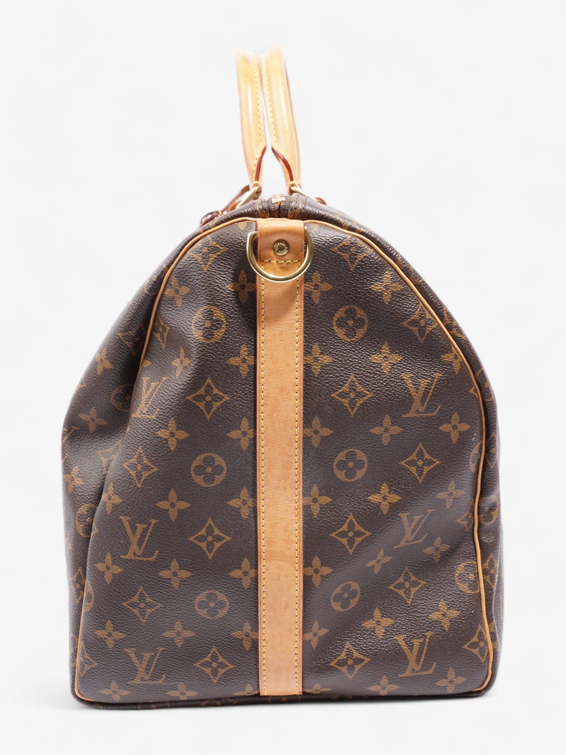 Louis Vuitton Keepall Bandouliere Coated 55 Monogram Canvas Coated Canvas Apparel Canvas 65