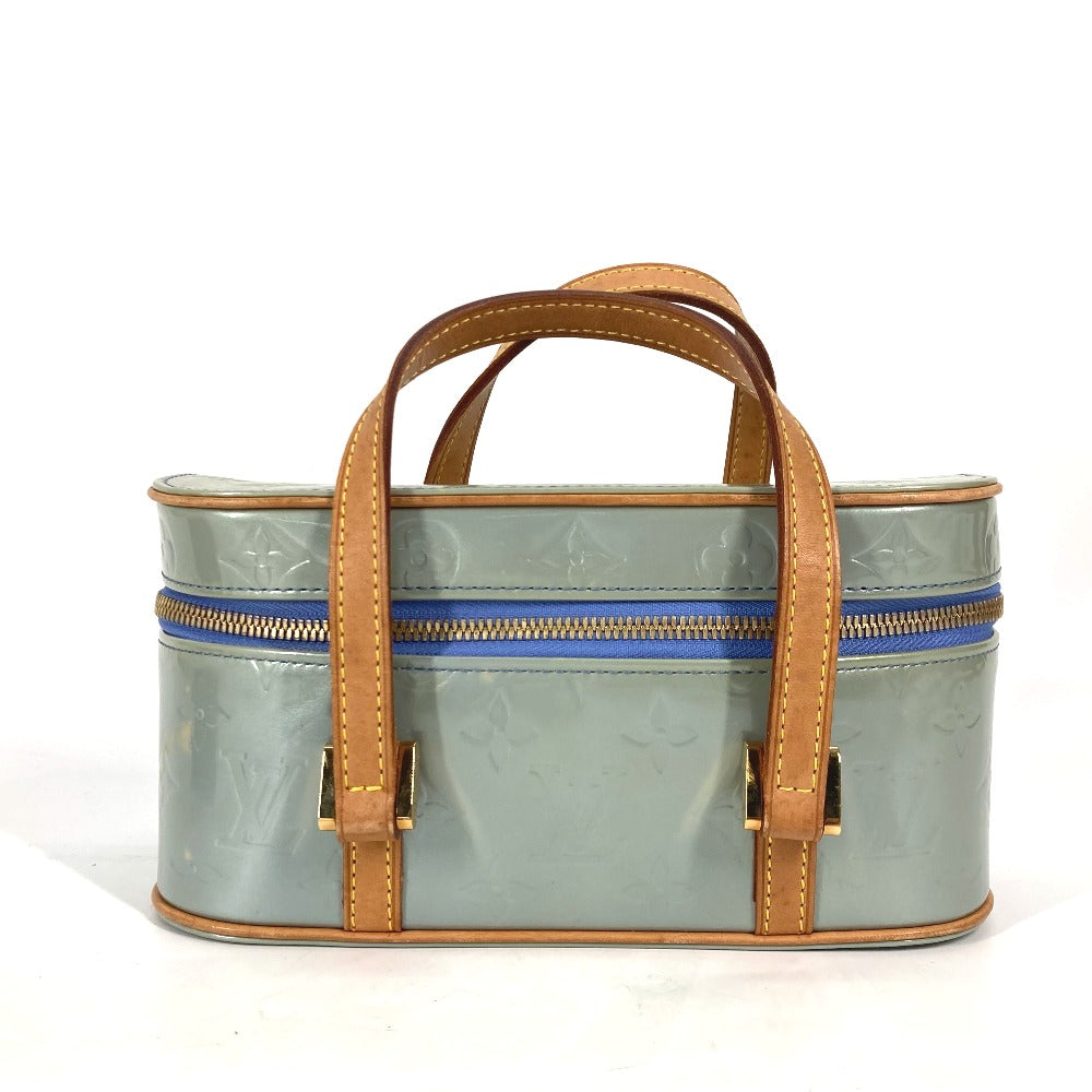 Louis Vuitton M91268 Vernis Sullivan Horizontal Monogram Canvas Blue Handbag