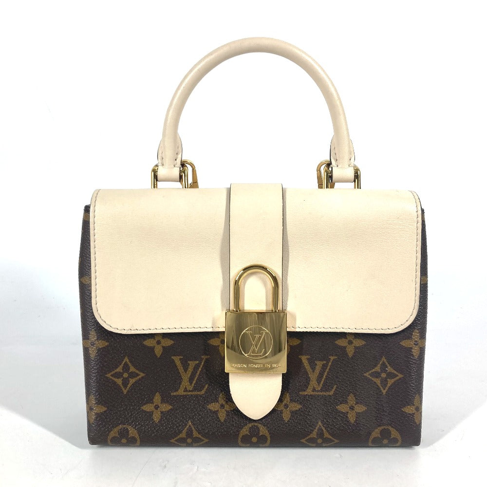 Louis Vuitton M44653 Rocky BB Monogram Canvas White Handbag