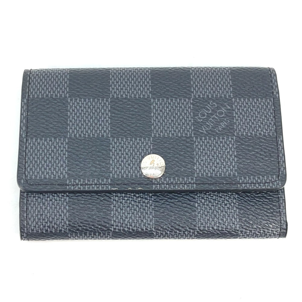 Louis Vuitton Key holder N62662 Damier Canvas Black Key Chain