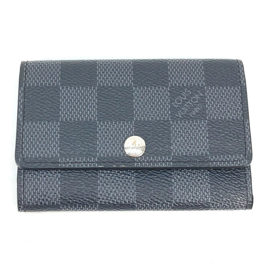 Louis Vuitton Key holder N62662 Damier Canvas Black Key Chain