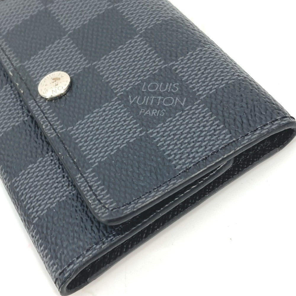 Louis Vuitton Key holder N62662 Damier Canvas Black Key Chain