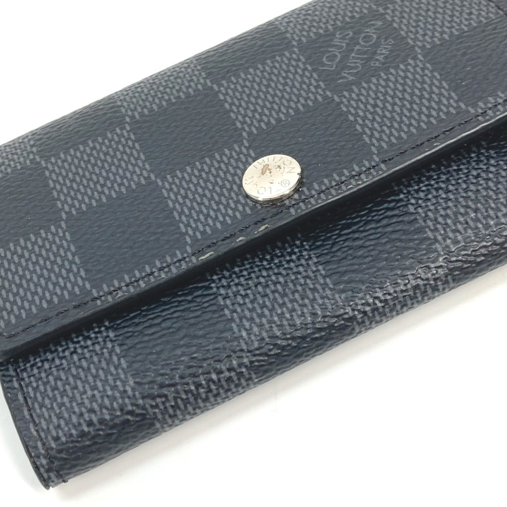 Louis Vuitton Key holder N62662 Damier Canvas Black Key Chain