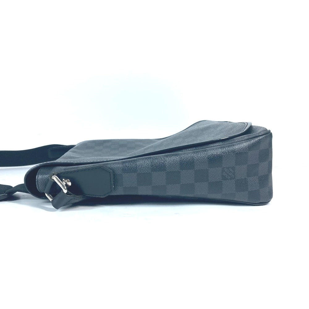 Louis Vuitton N58033 Damier Grafitto Damier Grafitte Canvas Black Shoulder Bag