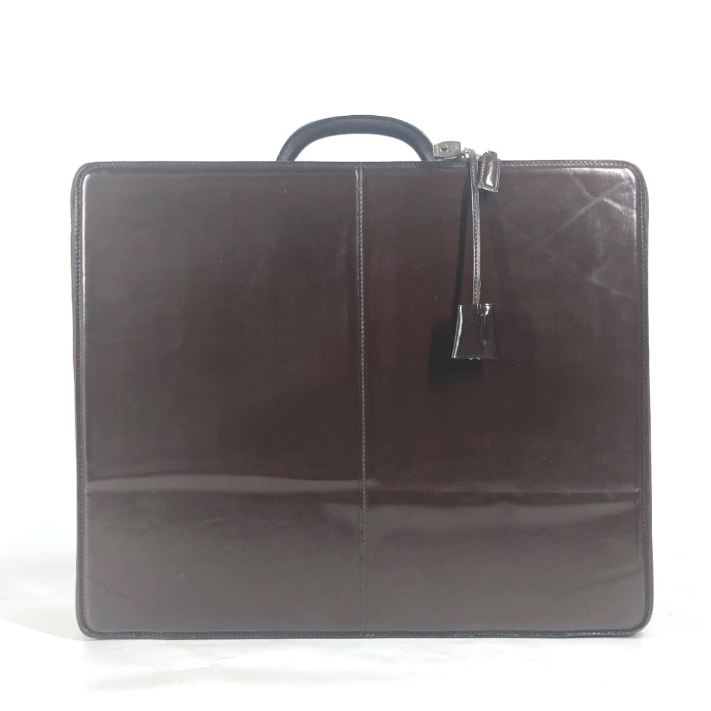 Hermes Handbag Vash Dark Ale Light Gm Leather Brown Travel Bag